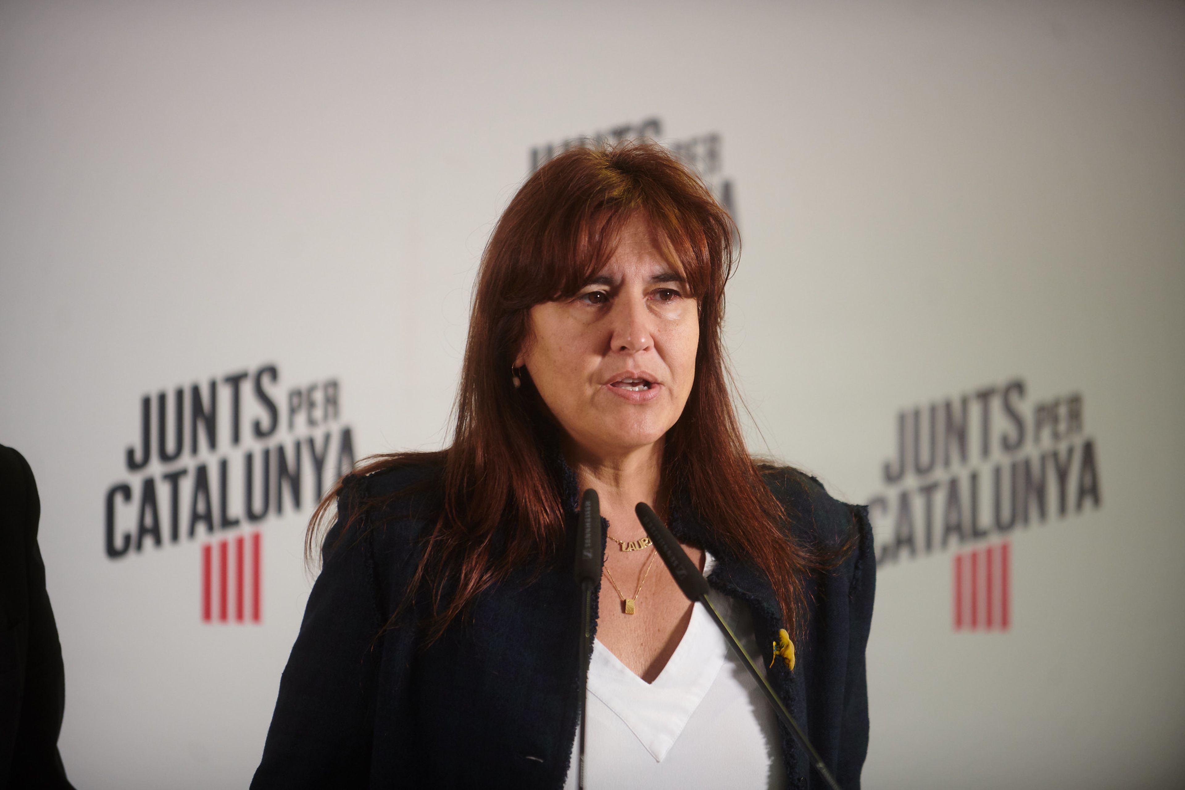 Laura Borràs, portavoz de JxCat en el Congreso de los Diputados.