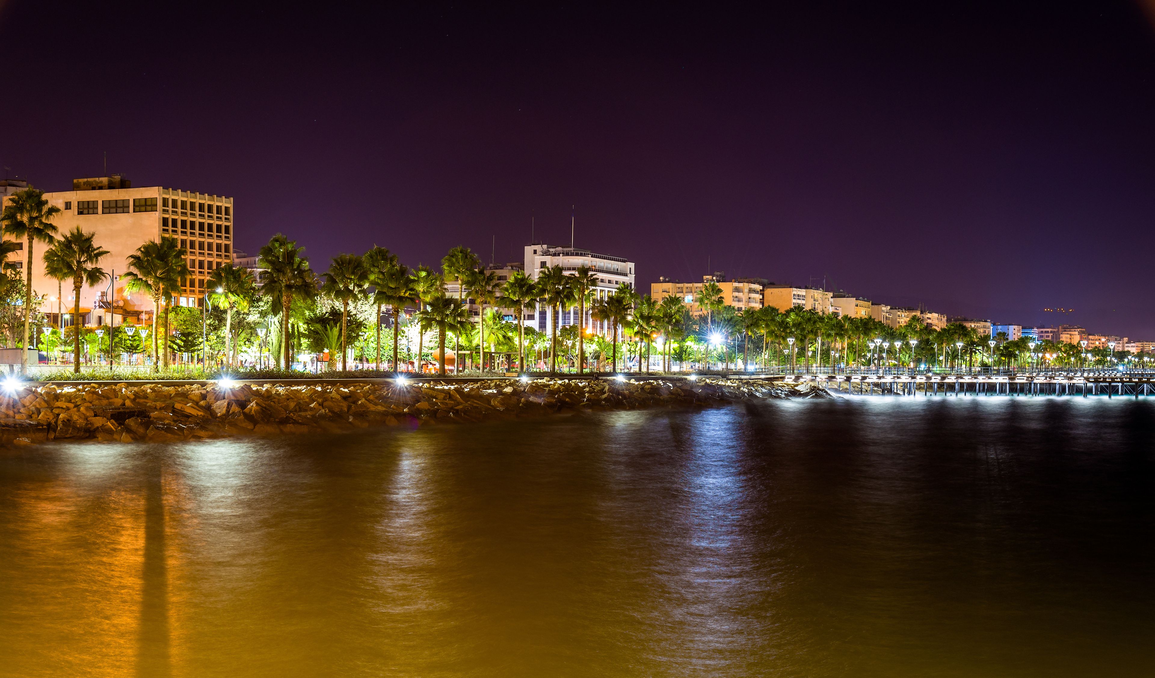 Limassol, Chipre, noche