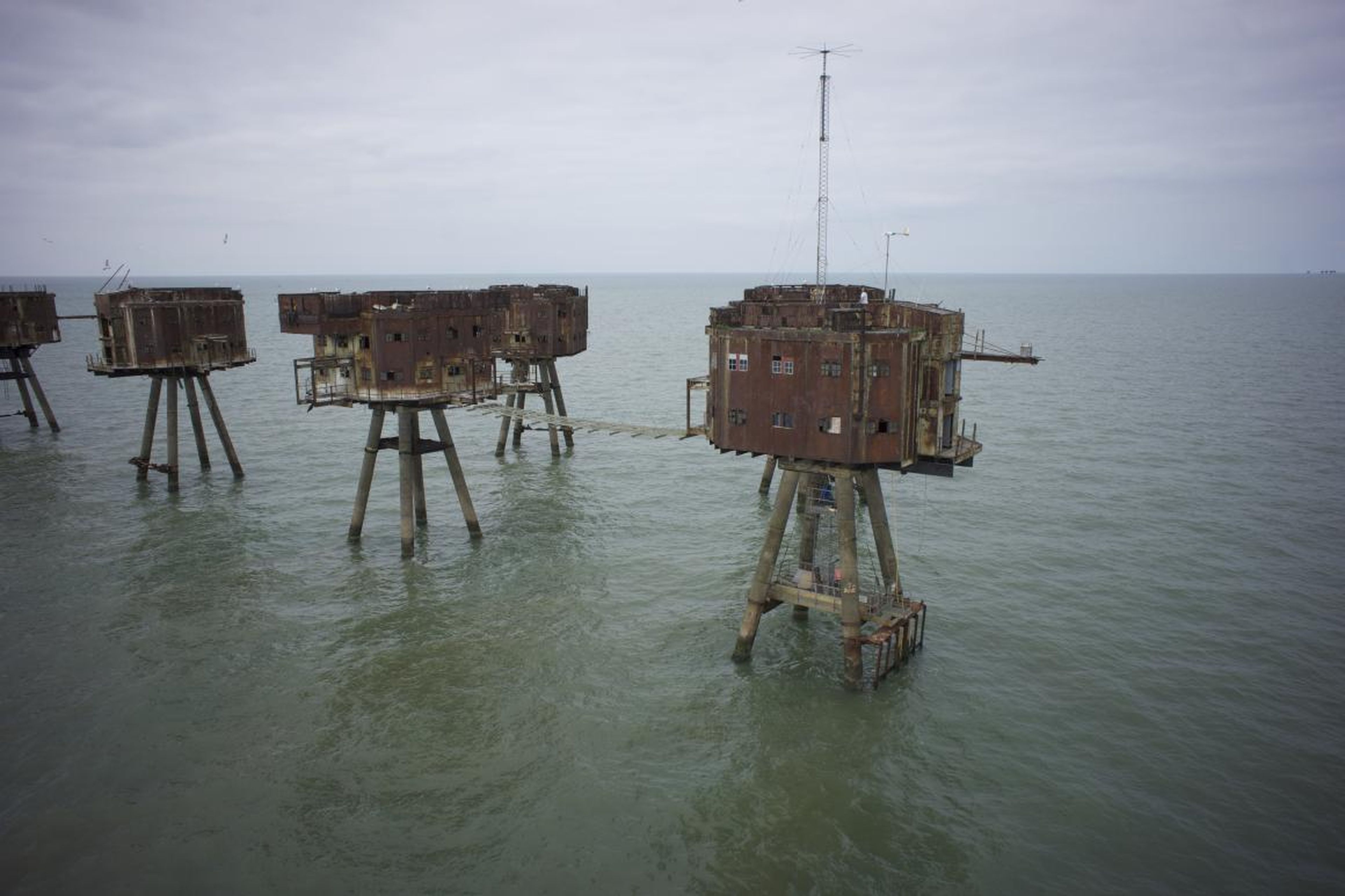 These forts have been abandoned since that 1950s.