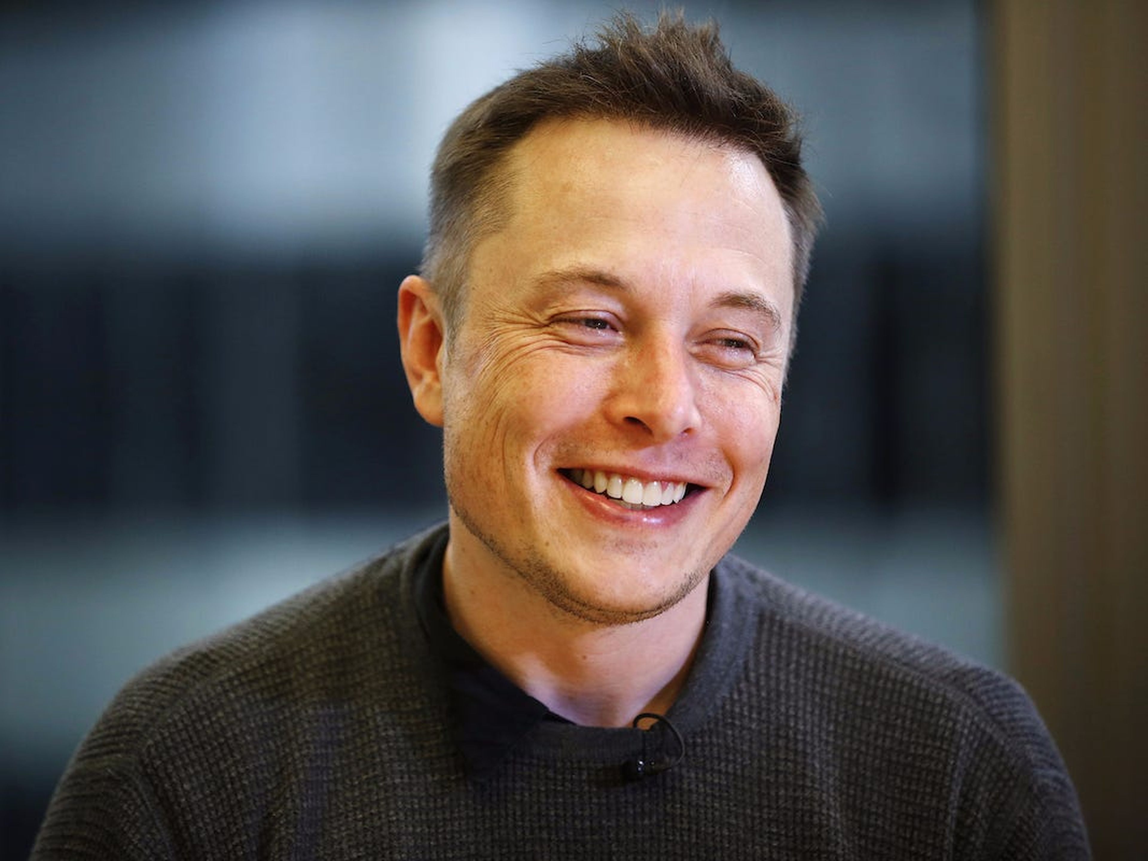 Musk, CEO de Tesla, en un primer plano