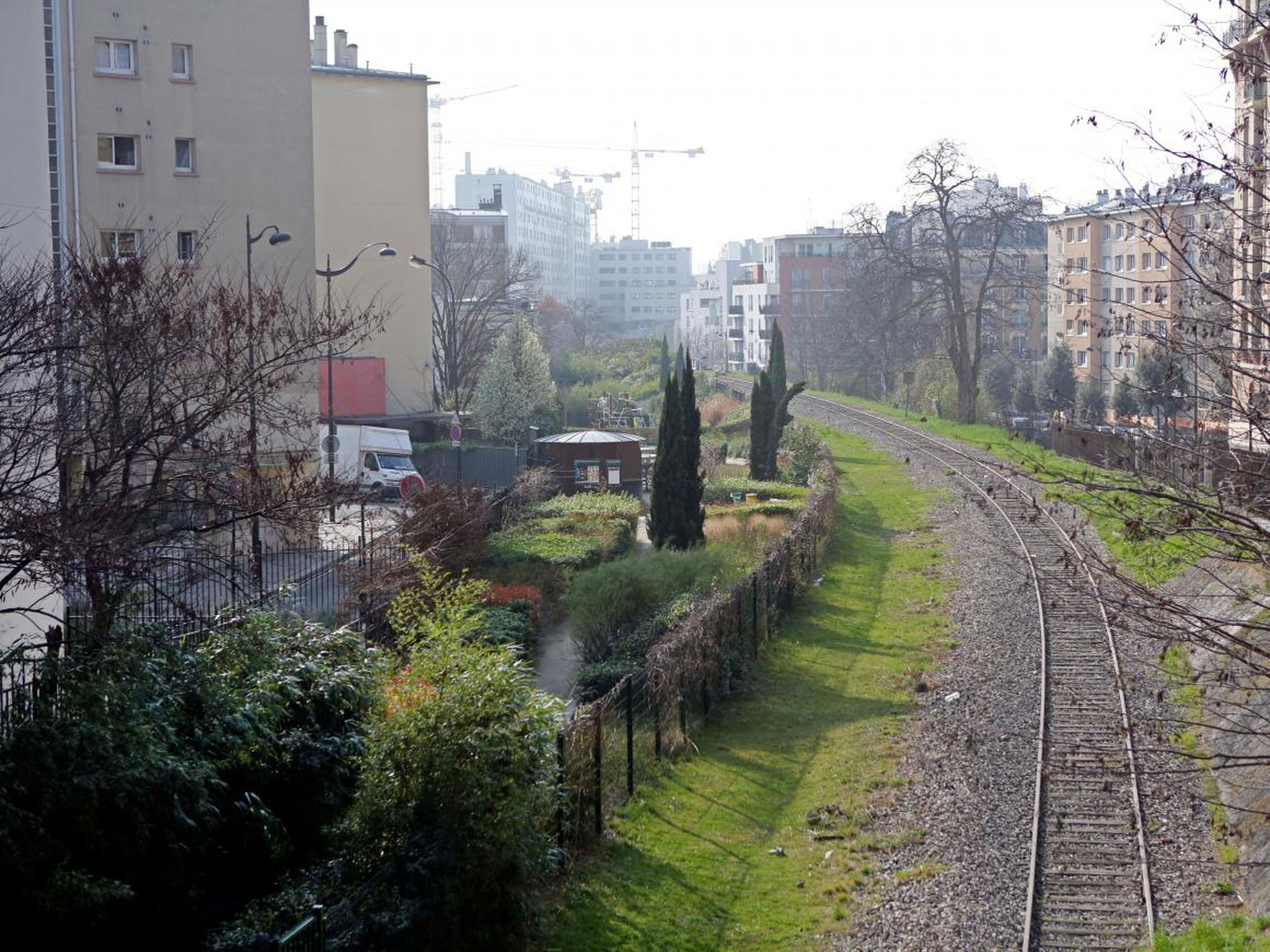 Paris' abandoned railroad.