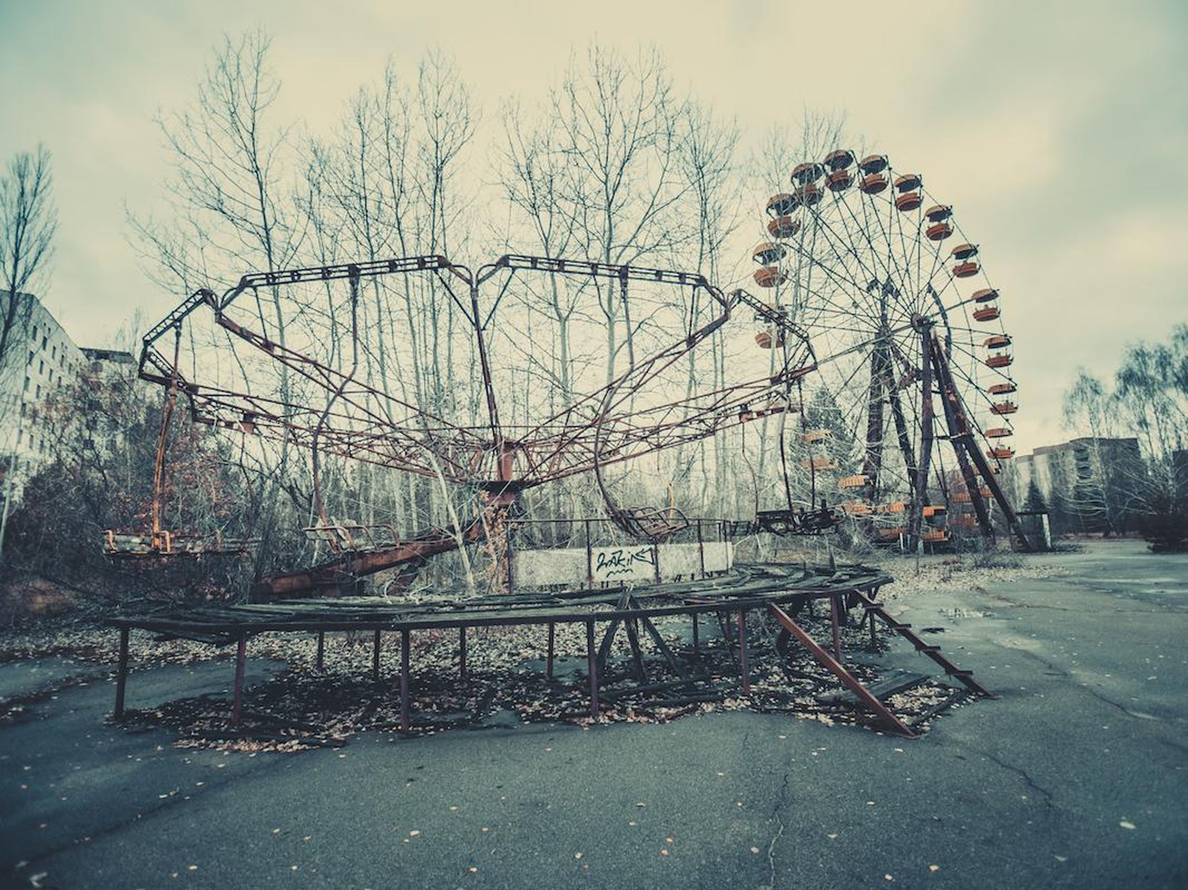Pripyat was evacuated during the Chernobyl nuclear disaster in 1986.