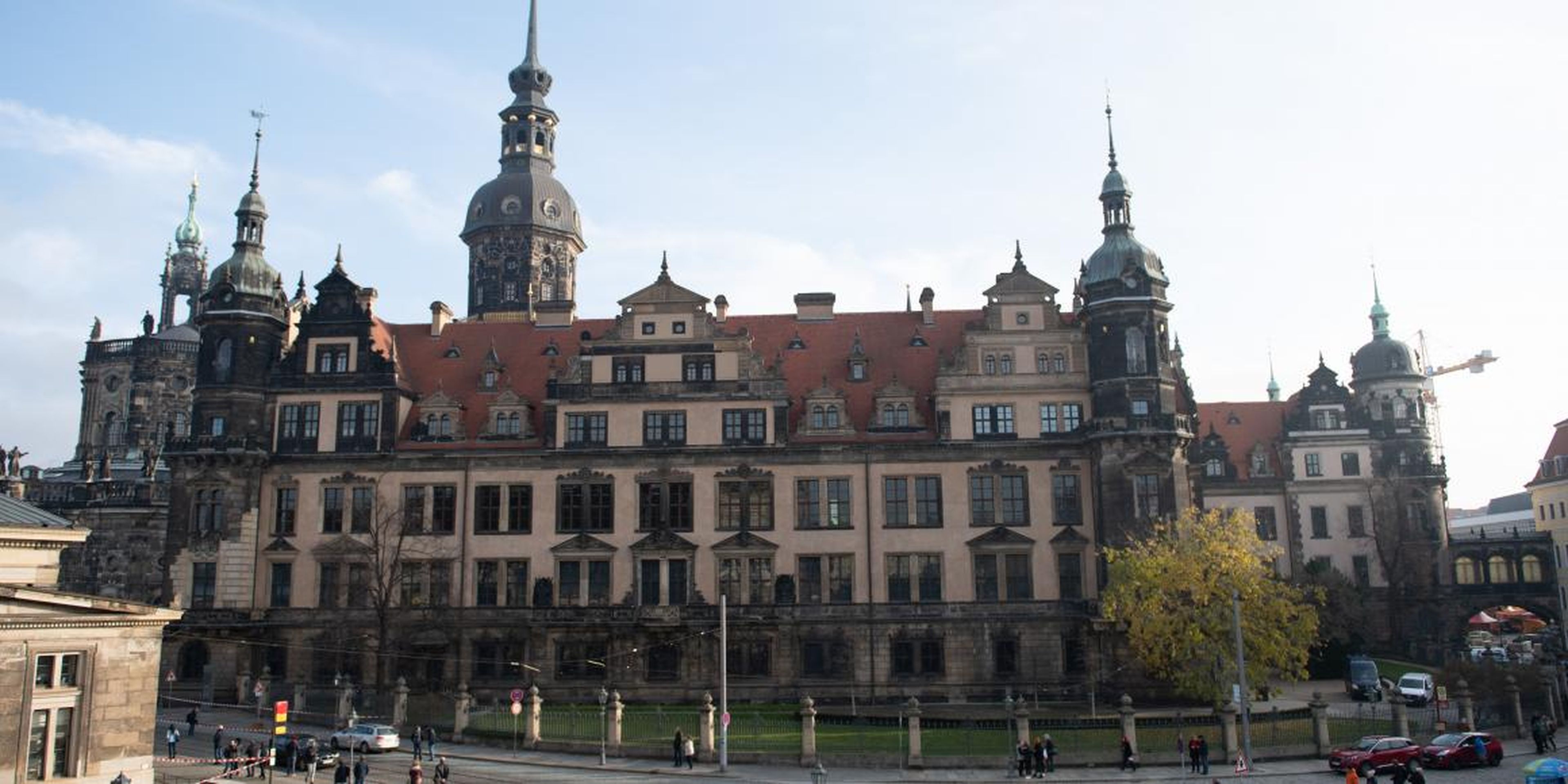El Palacio Real de Dresde que alberga la colección de joyas de la Bóveda Verde.