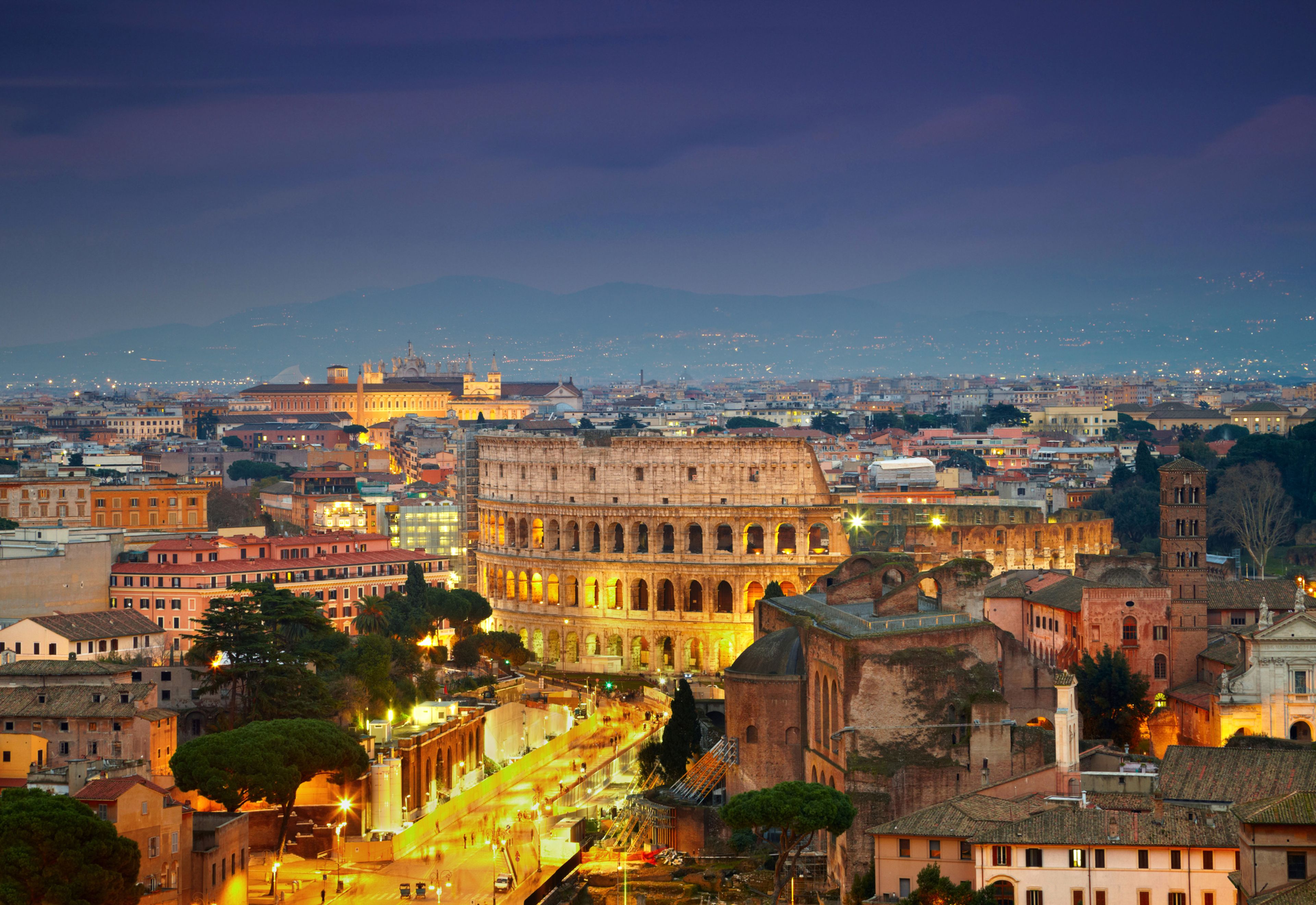 Roma Italia Noche