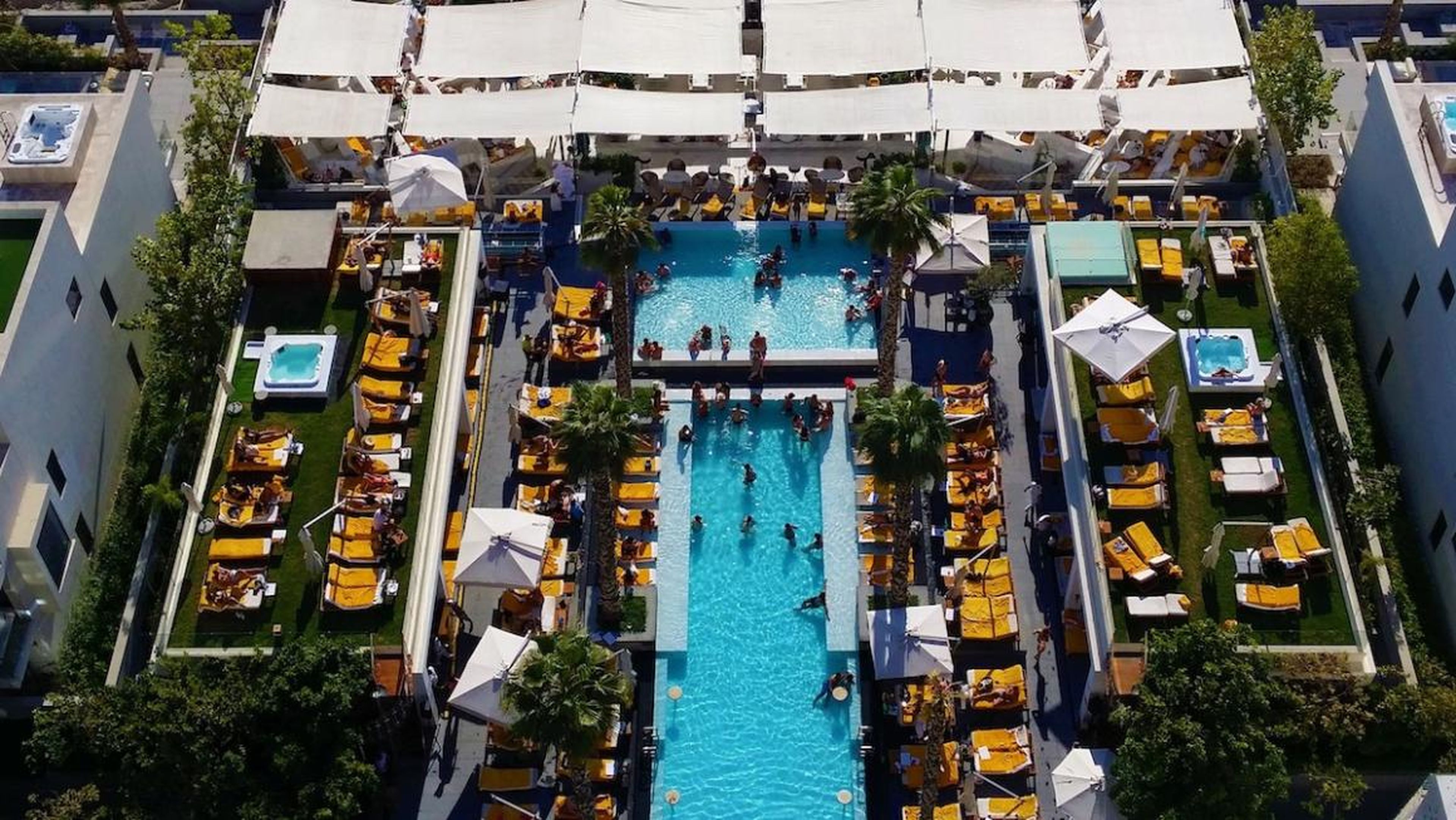 Pool parties at places such as the Five Palm Jumeirah are popular 365 days a year in Dubai.