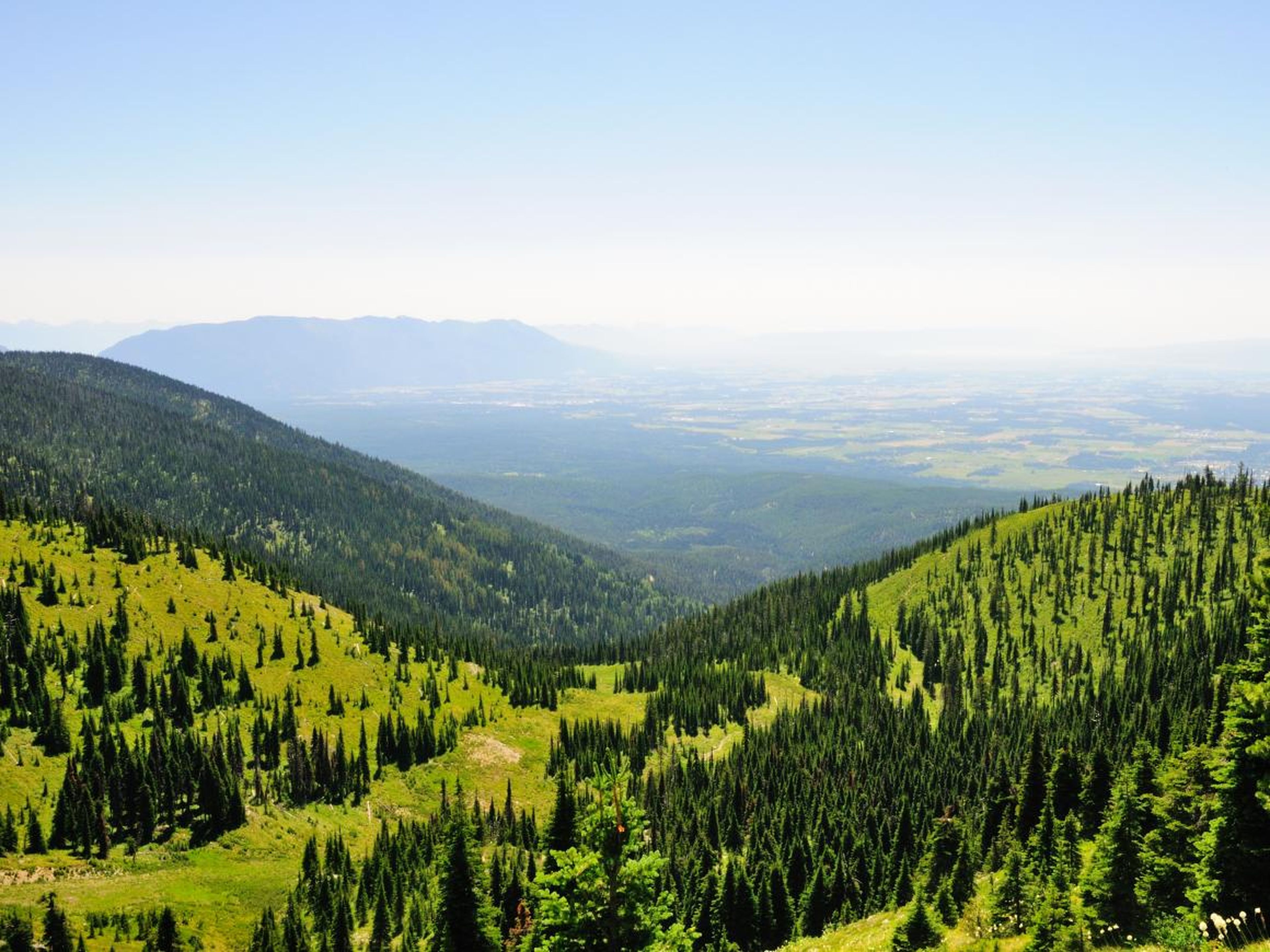 La zona ofrece impresionantes vistas a la montaña.