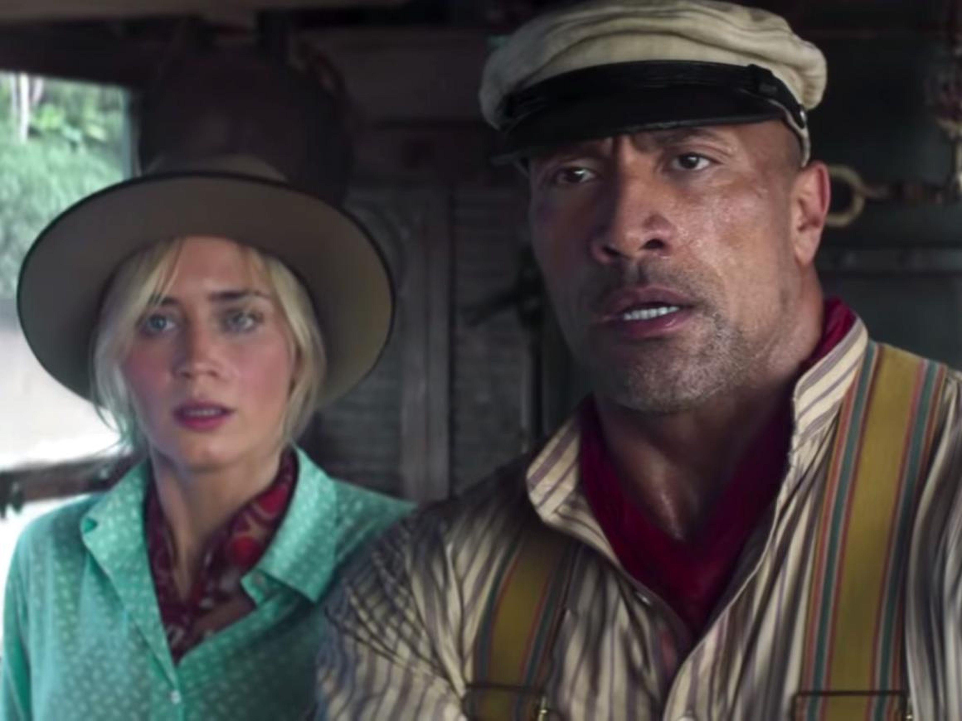 Emily Blunt and Dwayne "The Rock" Johnson star in "Jungle Cruise."