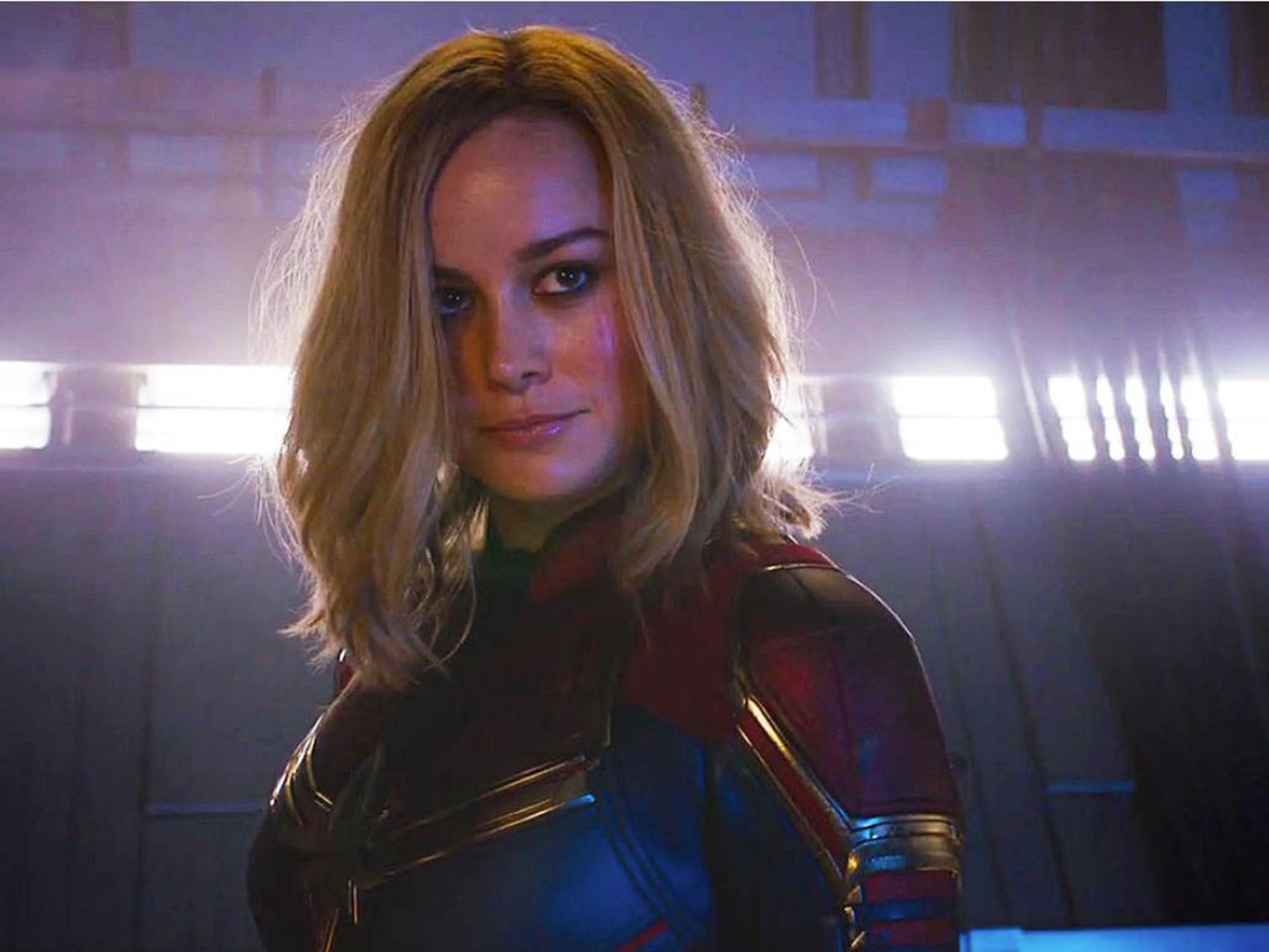 Brie Larson interpretó el papel de "Capitana Marvel", una de las películas de superhéroes de 2019.