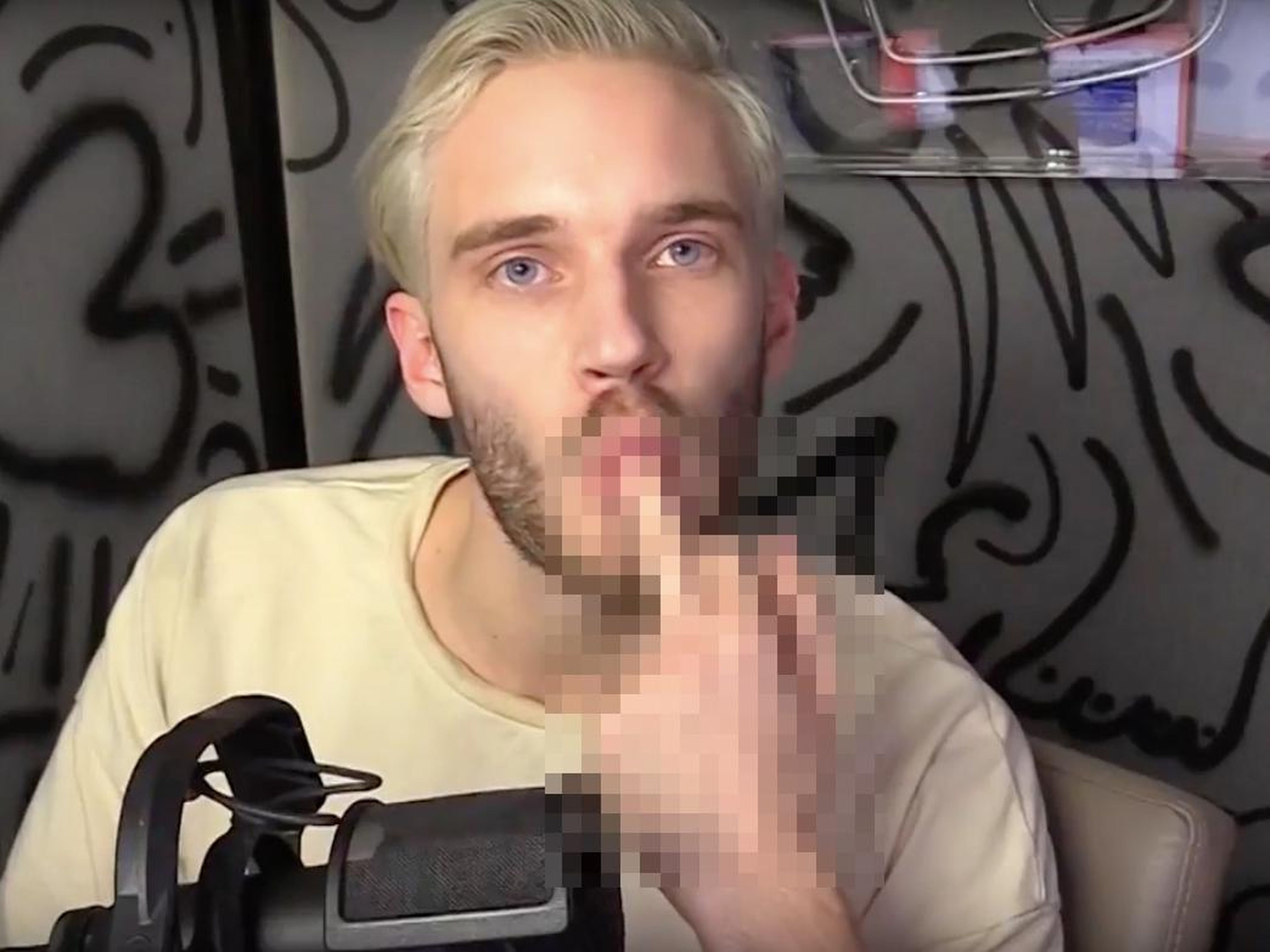 After being dropped by Disney and YouTube, Kjellberg released a video calling the backlash against his behavior "an attack by the media to try and discredit me." He flipped off the camera, and invited the media to "try again