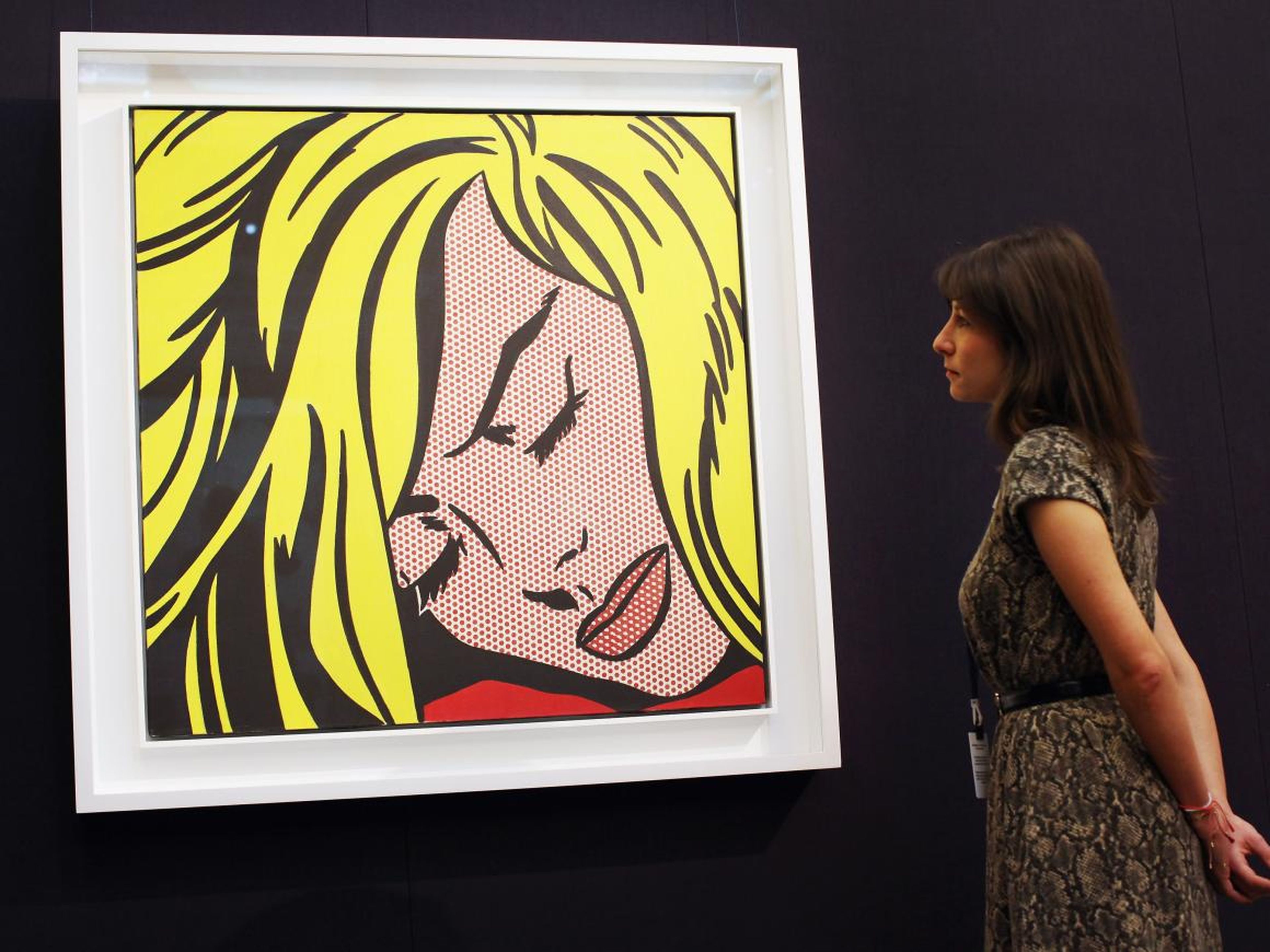 El artista Roy Lichtenstein era conocido por sus coloridas pinturas.