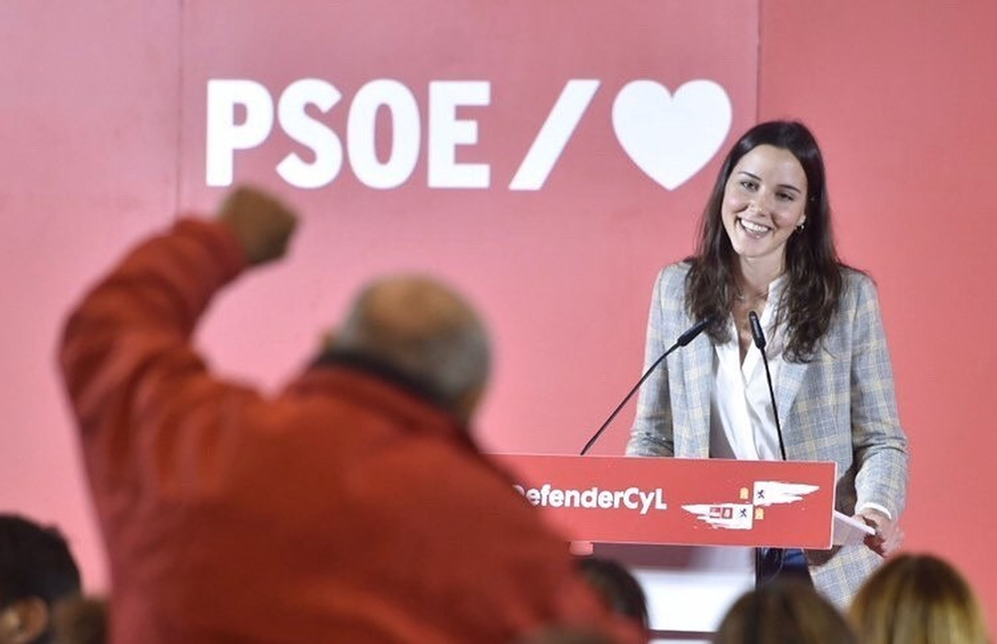 La diputada del Grupo Socialista Andrea Fernández.
