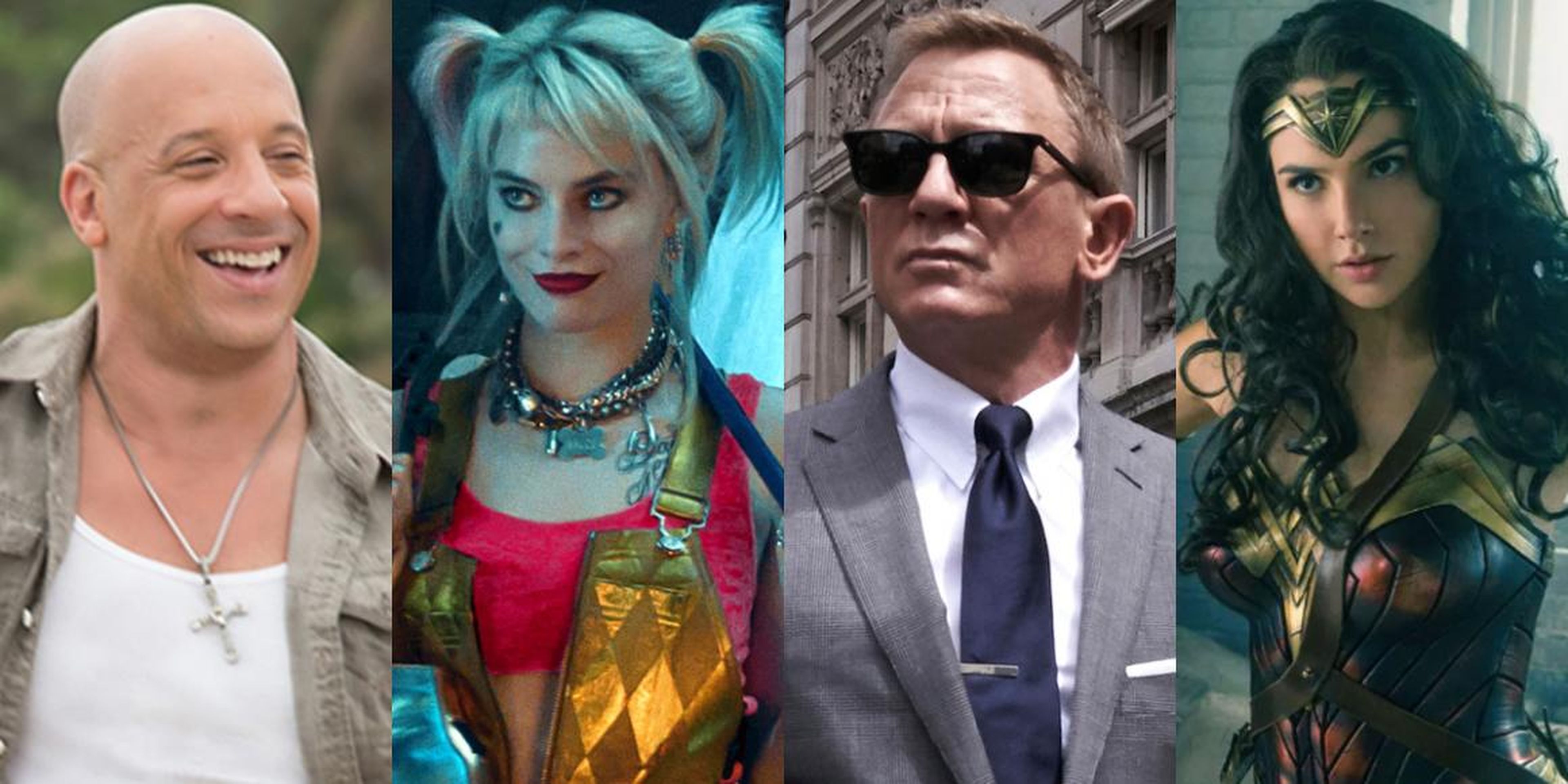 Otra película de "Fast and the Furious" y el agente Bond llegará a los cines en 2020 junto con más personajes femeninos de DC.