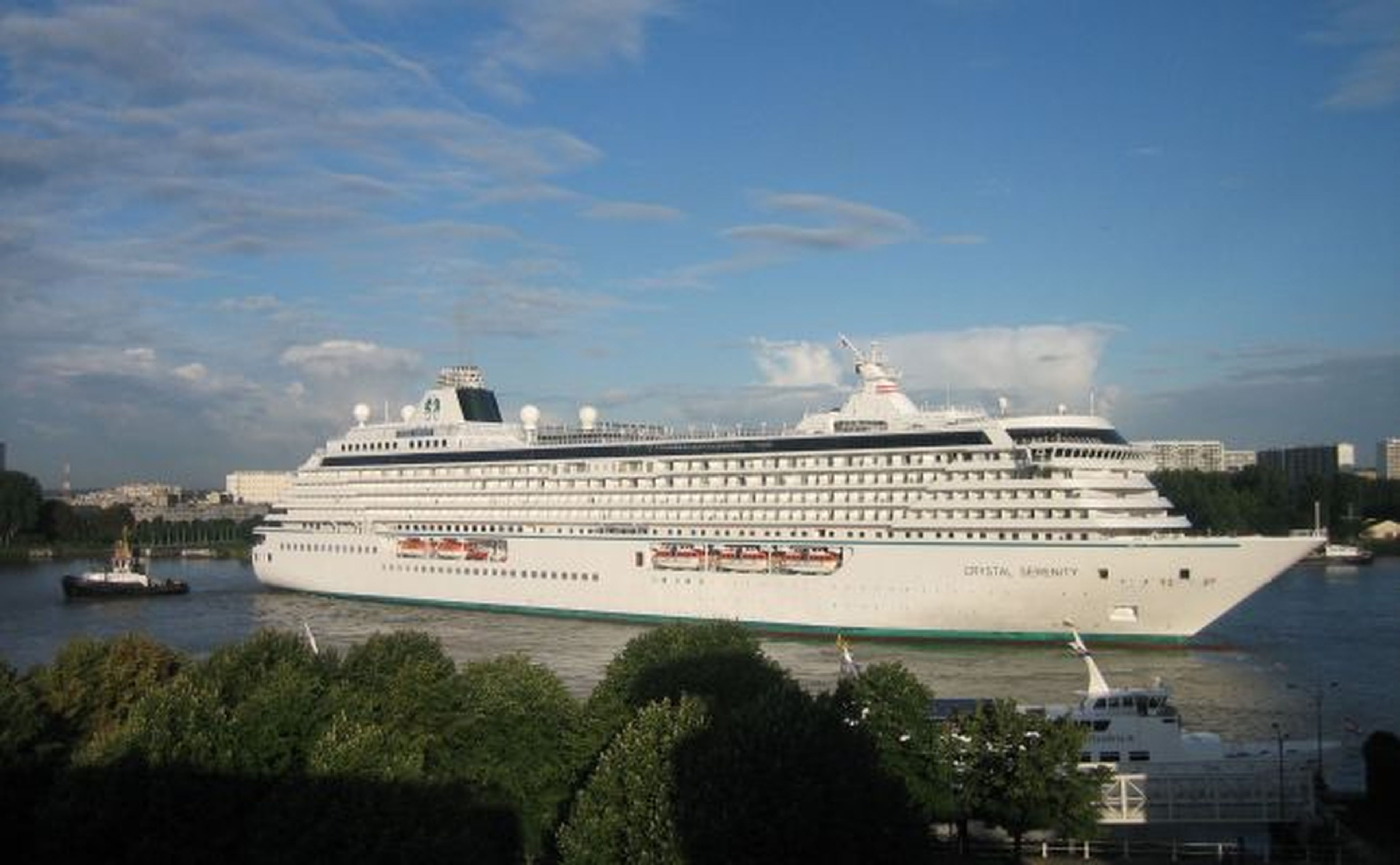 Los barcos de Crystal Cruises son los más grandes entre las navieras más exclusivas.