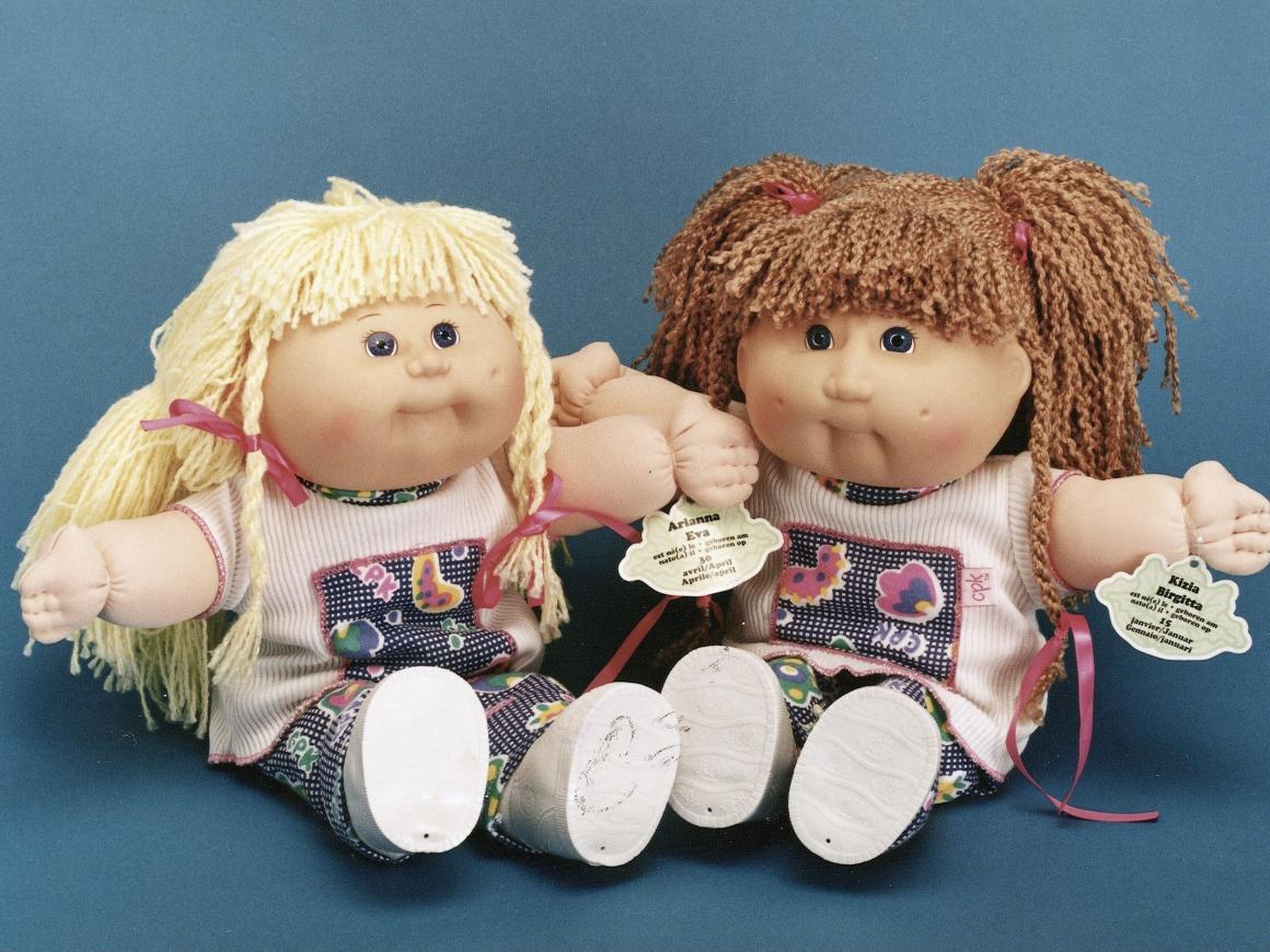 Muñecas de Cabbage Patch Kids.