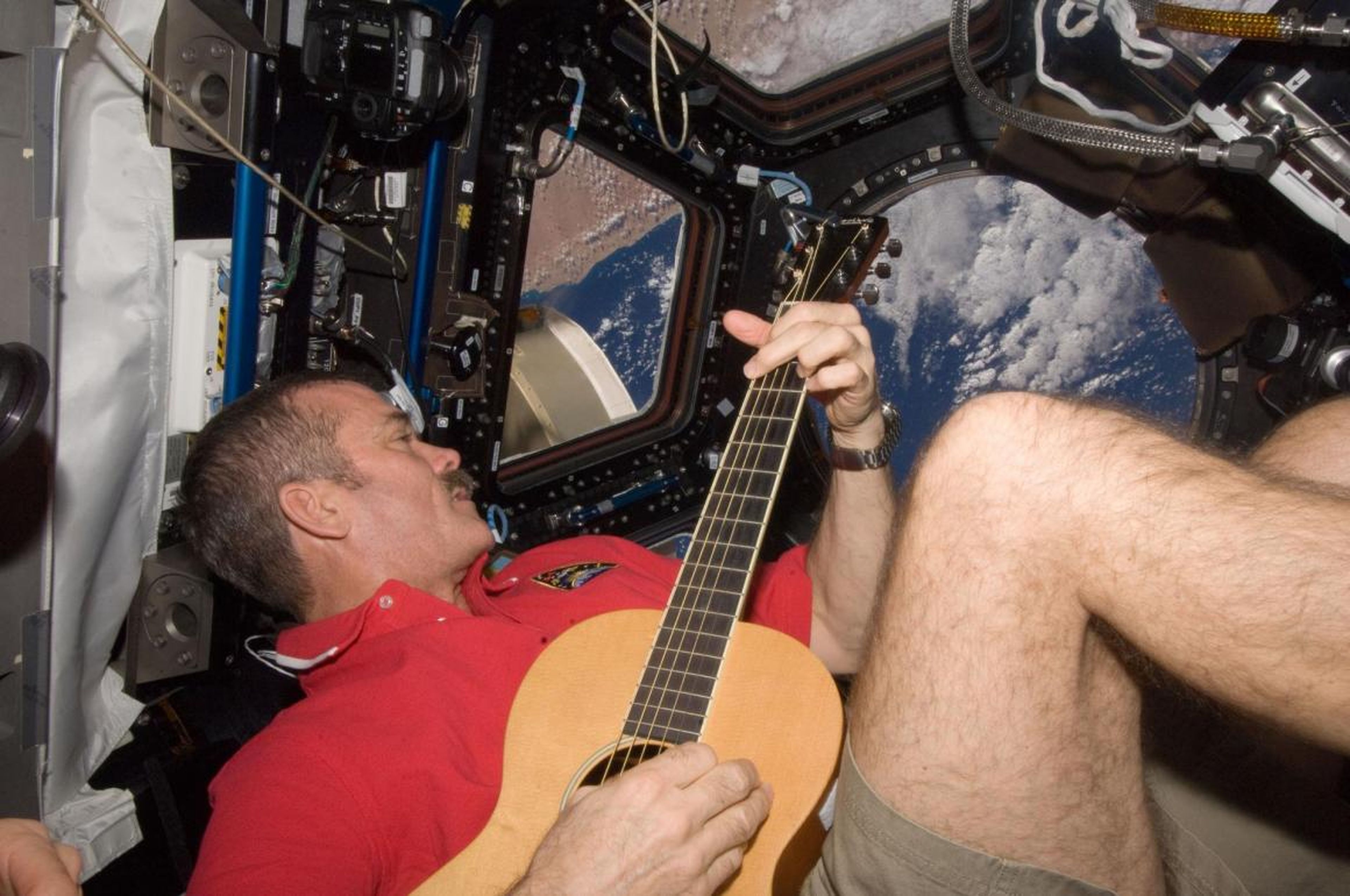 Canadian astronaut Chris Hadfield is famous for his orbital musical renditions, and Christmas is no exception.