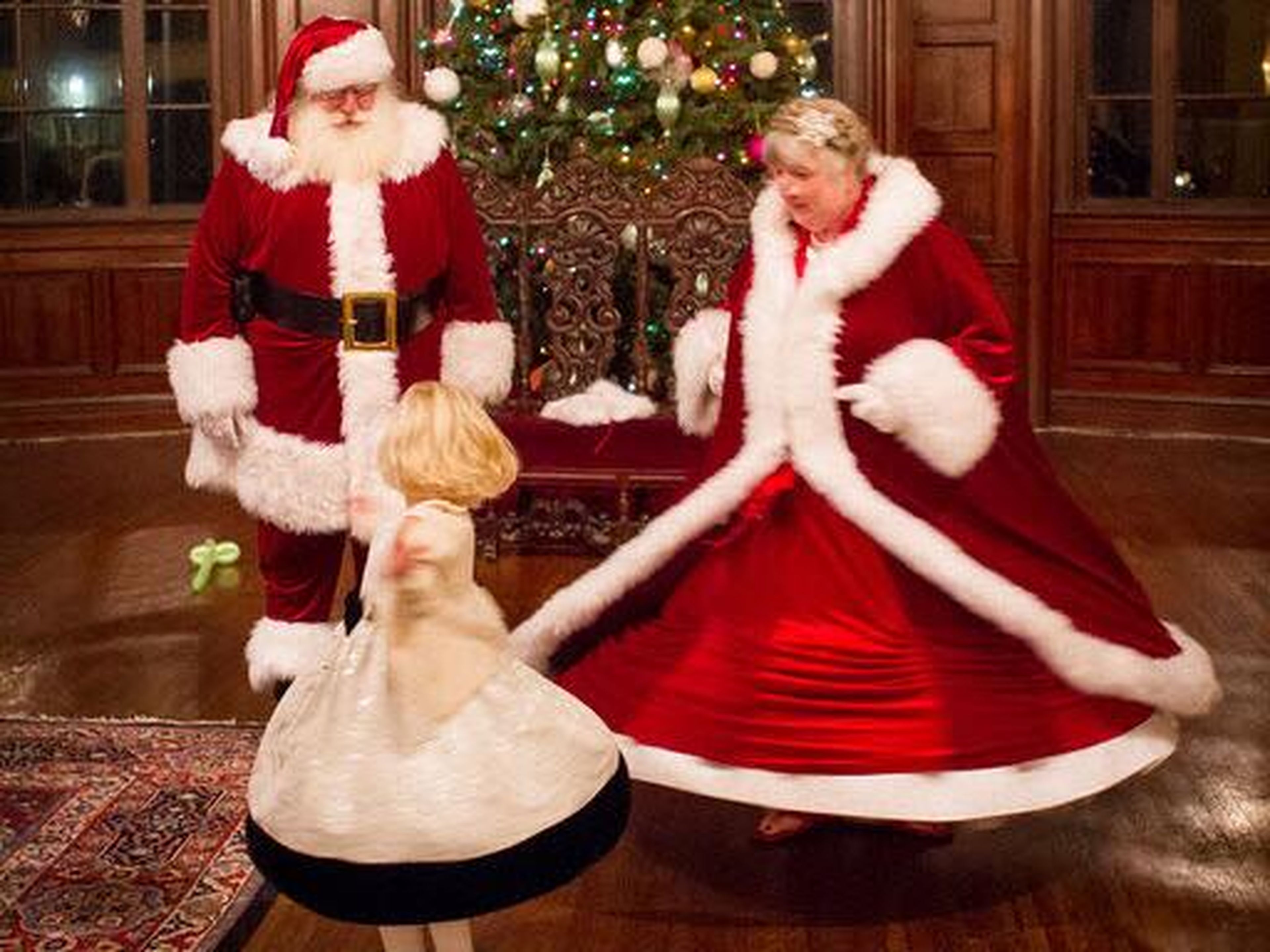 Ed with Mrs. Claus.