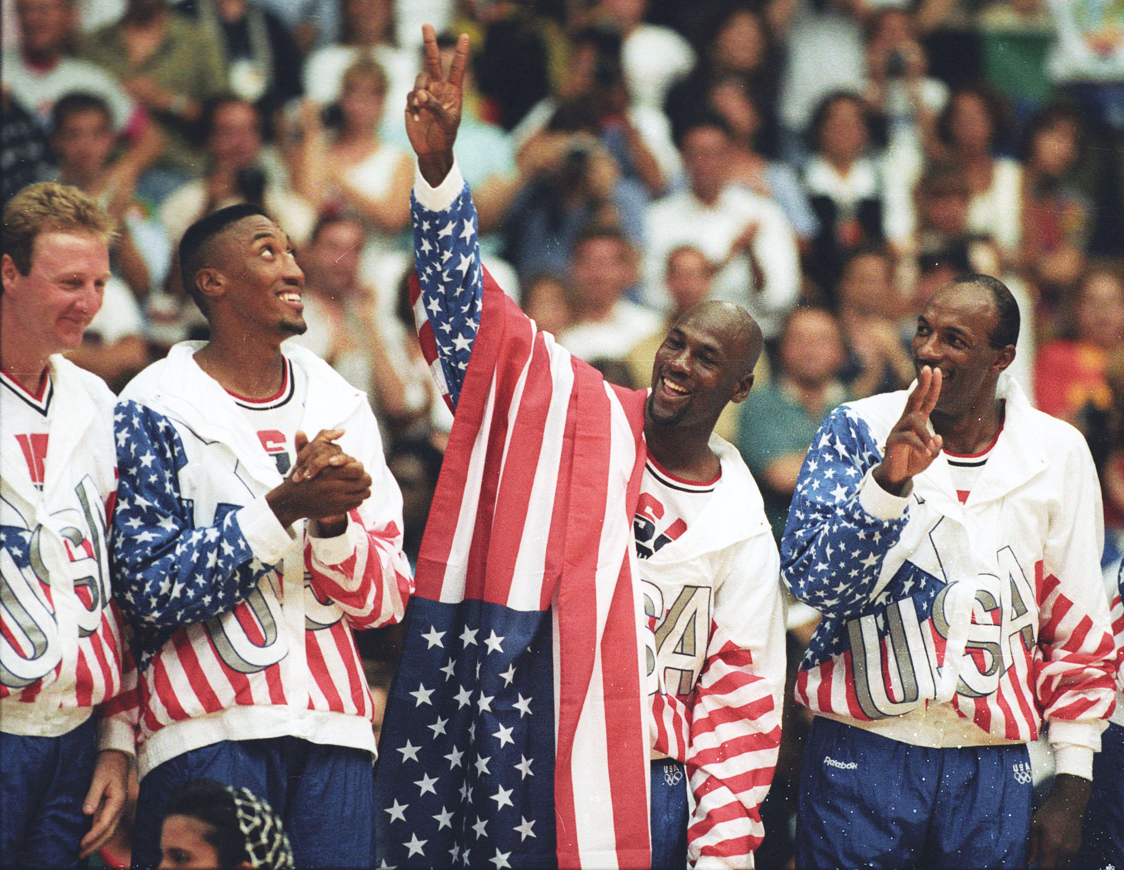 El 'dream team' de Michael Jordan ganó la medalla de oro en Barcelona 1992.