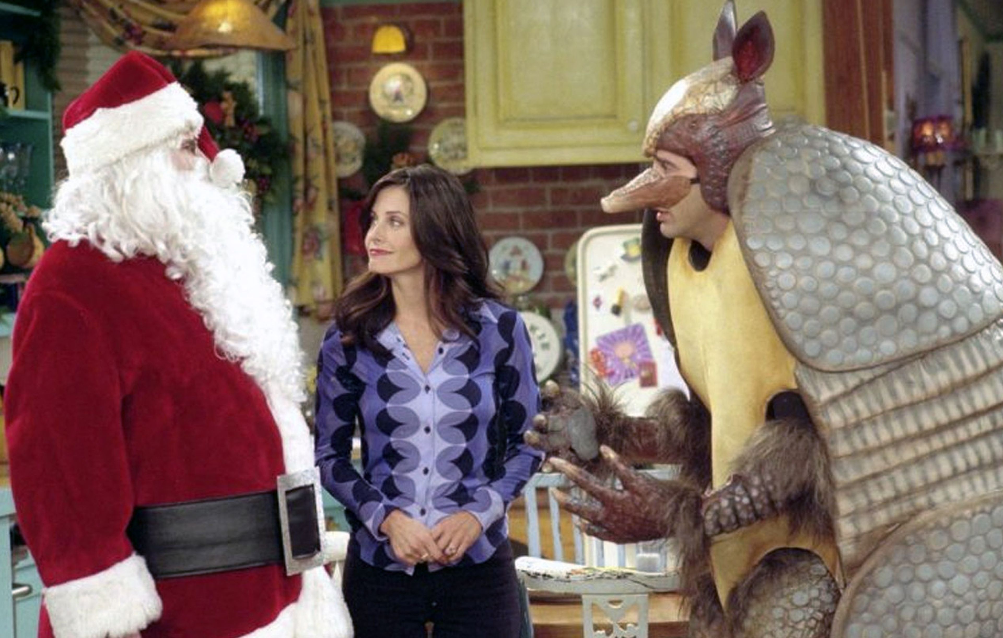 Escena de Navidad de la serie Friends