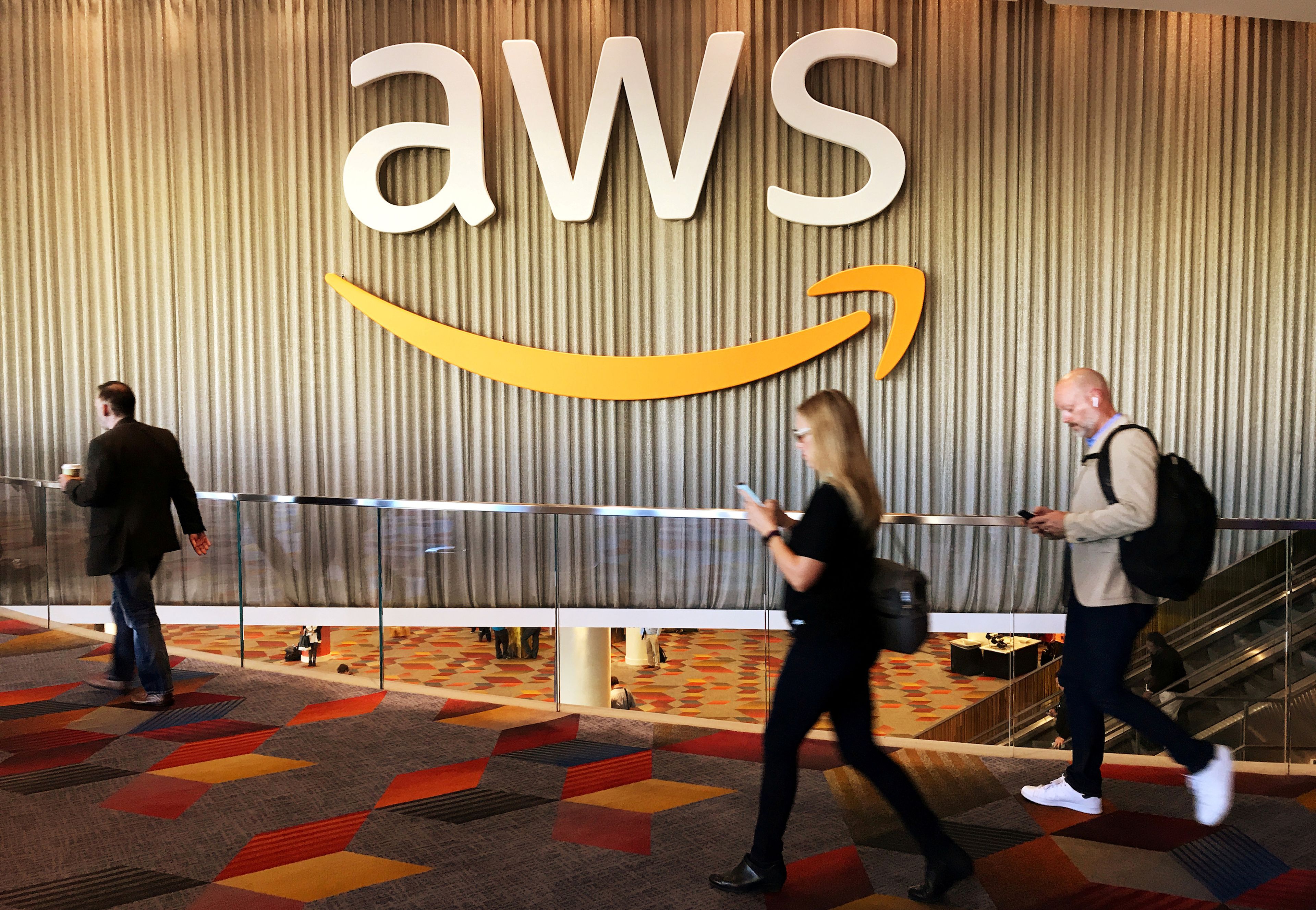 Un evento de Amazon Web Services en Las Vegas, Estados Unidos
