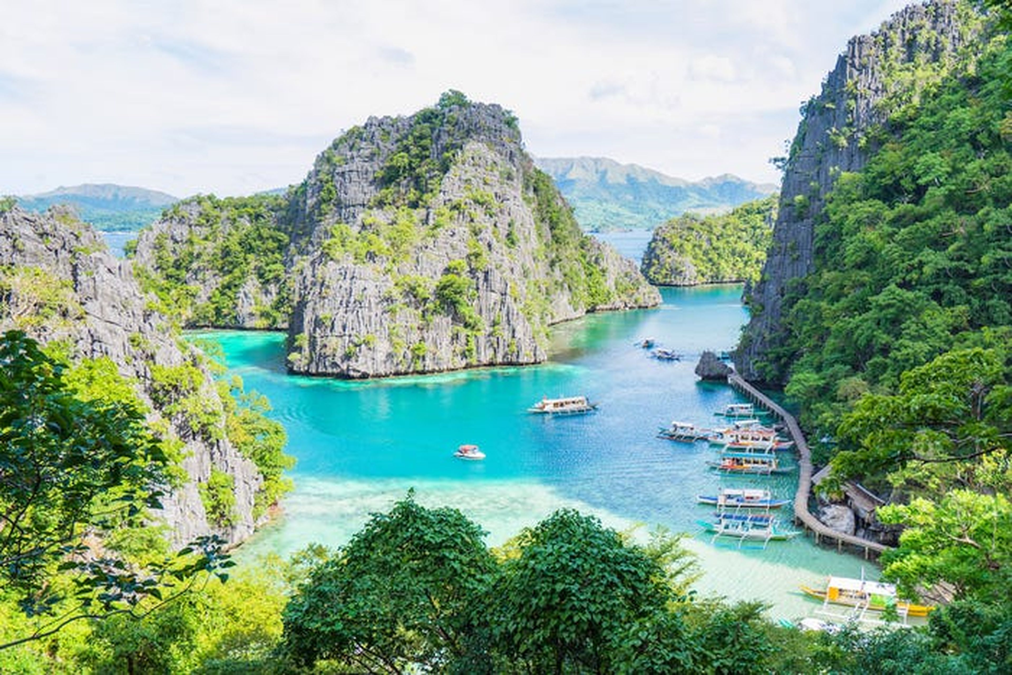 La provincia de Palawan, Filipinas, que inspiró "The Beach" de Alex Garland.
