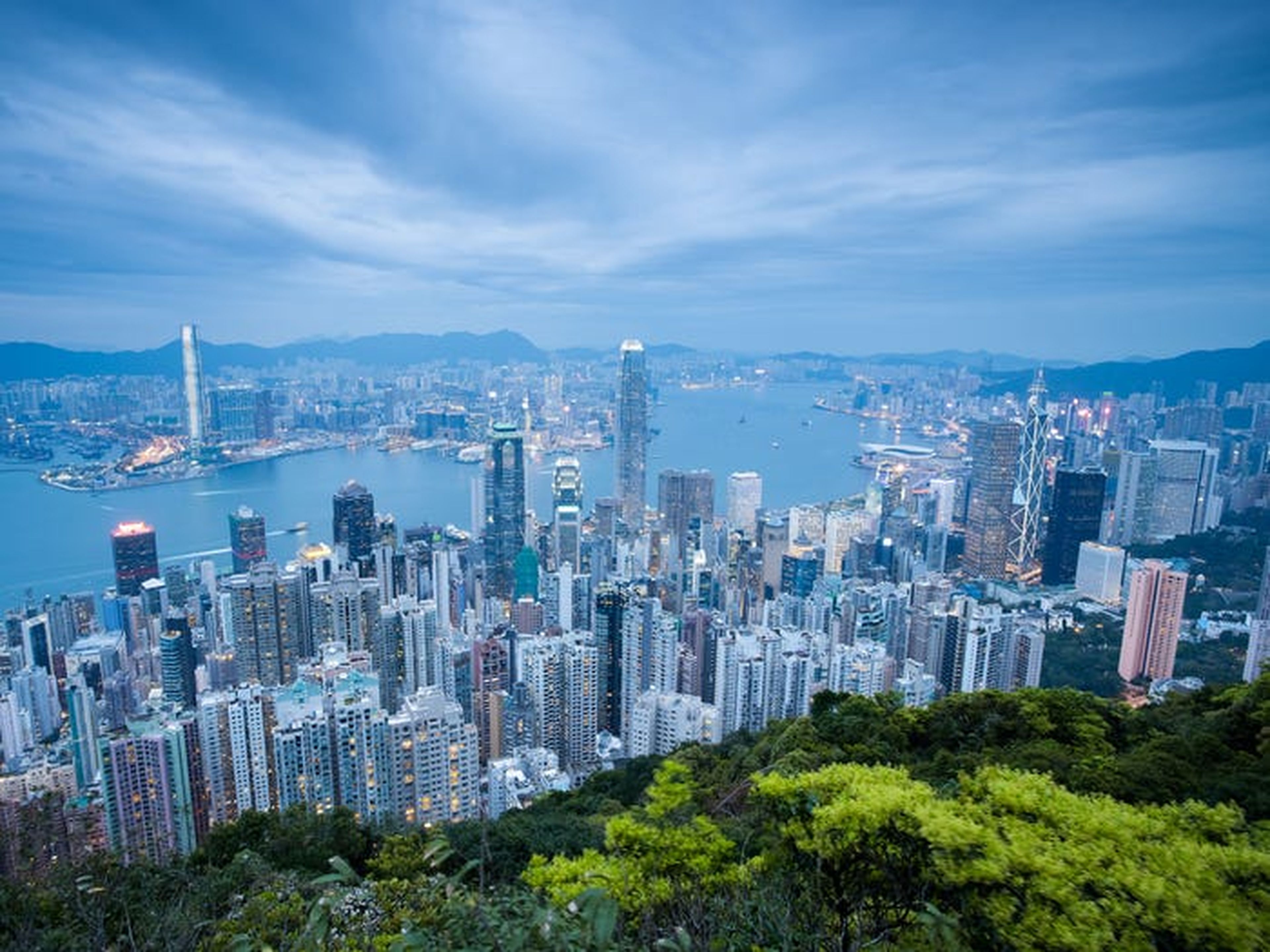 En Hong Kong, la longitud media de un trayecto en transporte público es de 11,2 kilómetros.