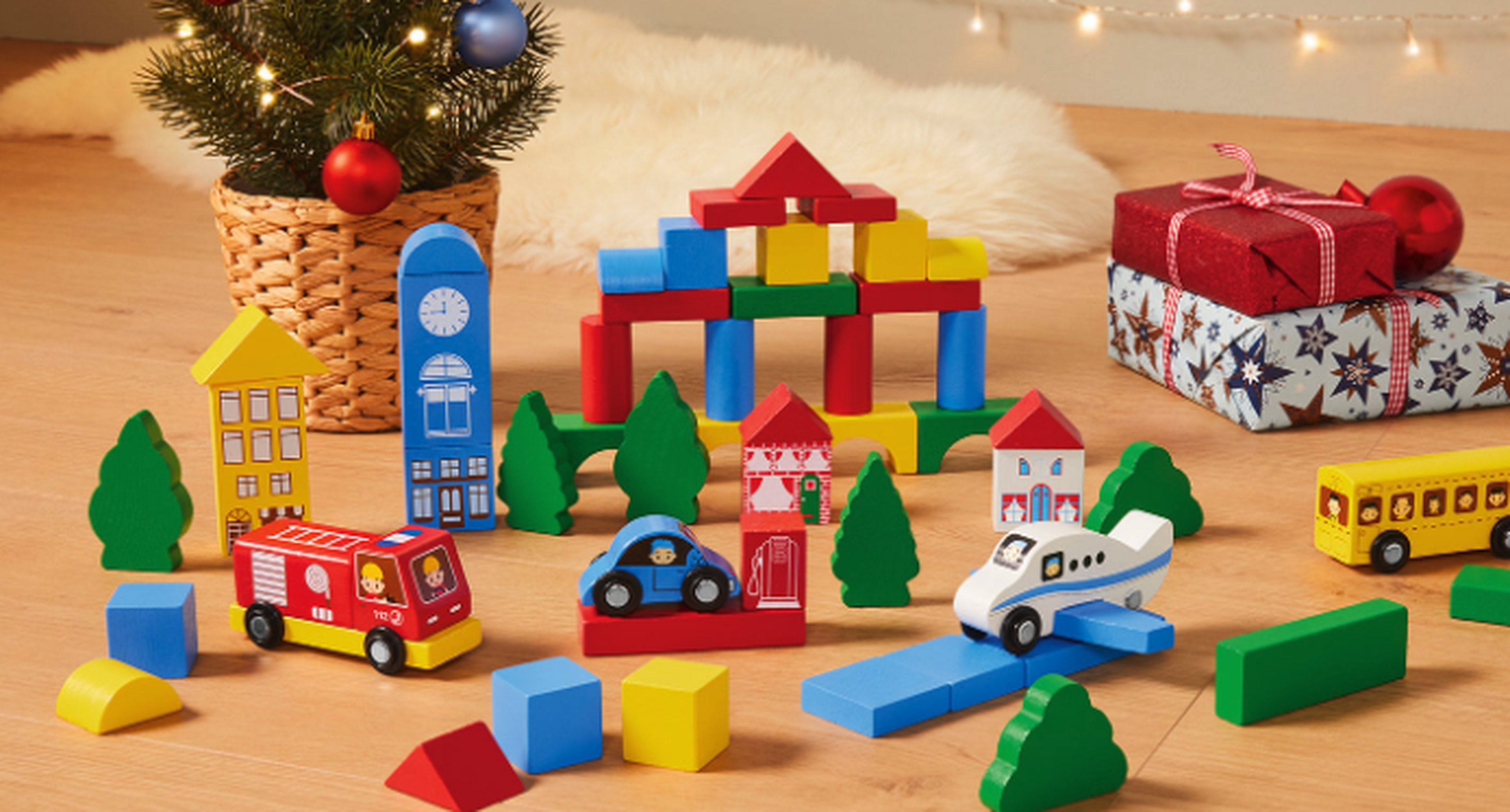 juguetes de madera de LIidl a estar a la venta en Navidad. | Business Insider España