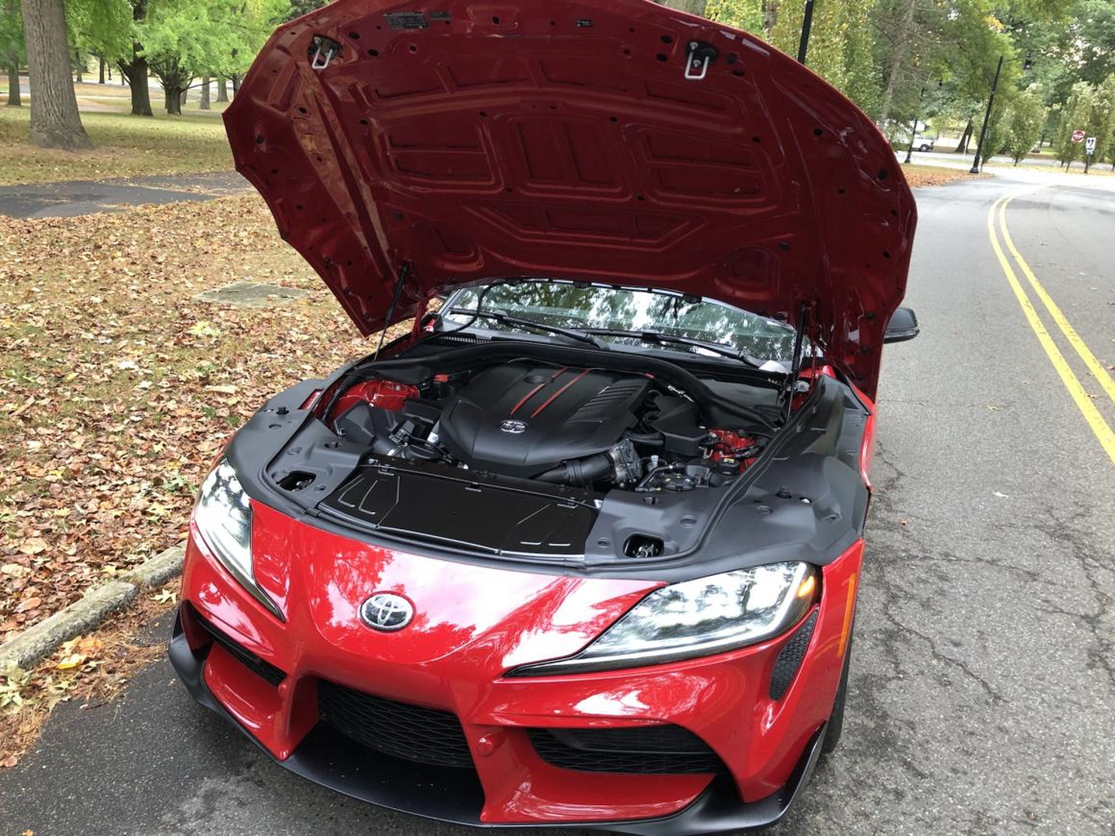 Let's pop the hood and see what makes this Supra go!