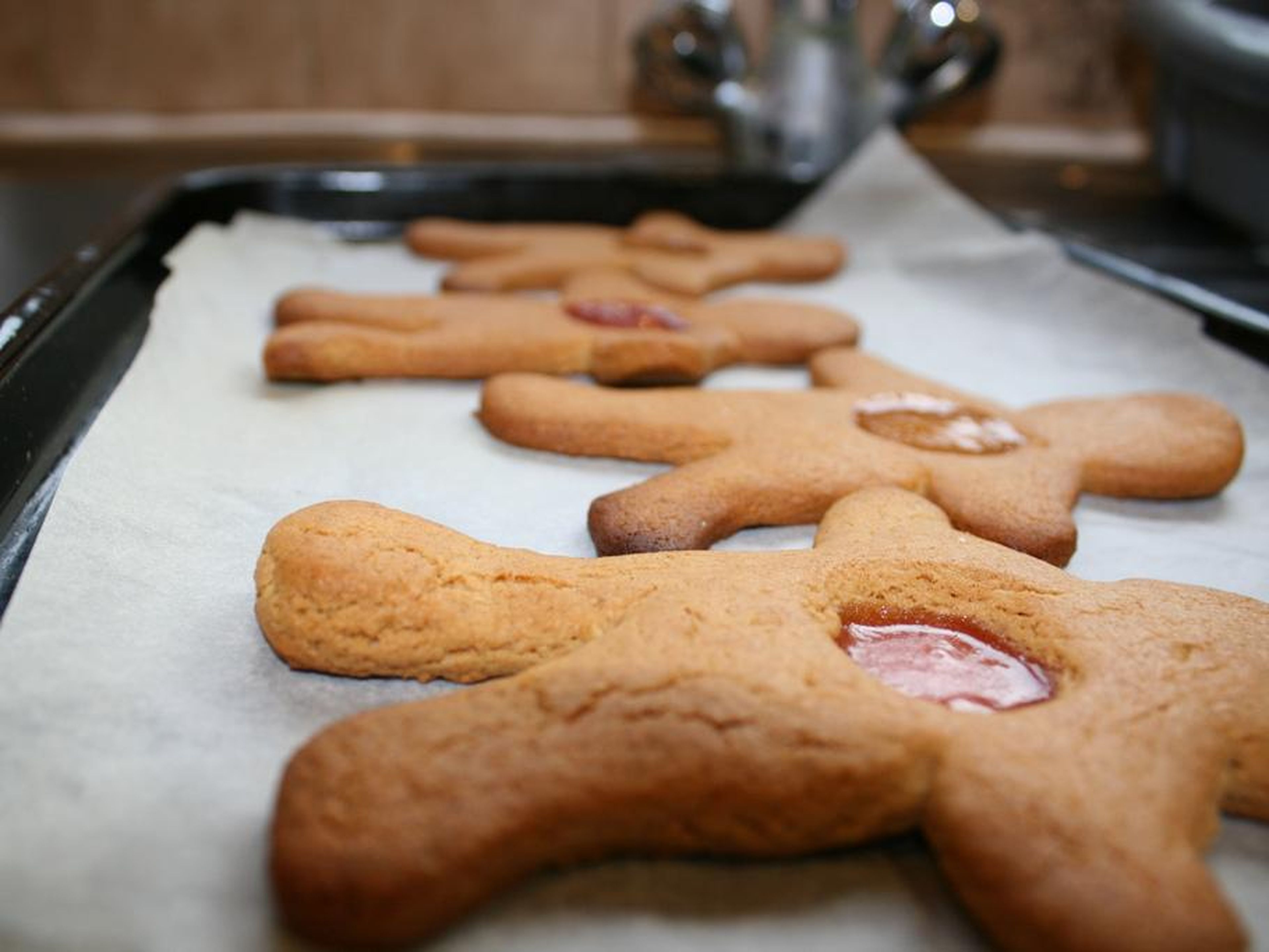 Las galletas de jengibre figuran en el menú de los astronautas este año.