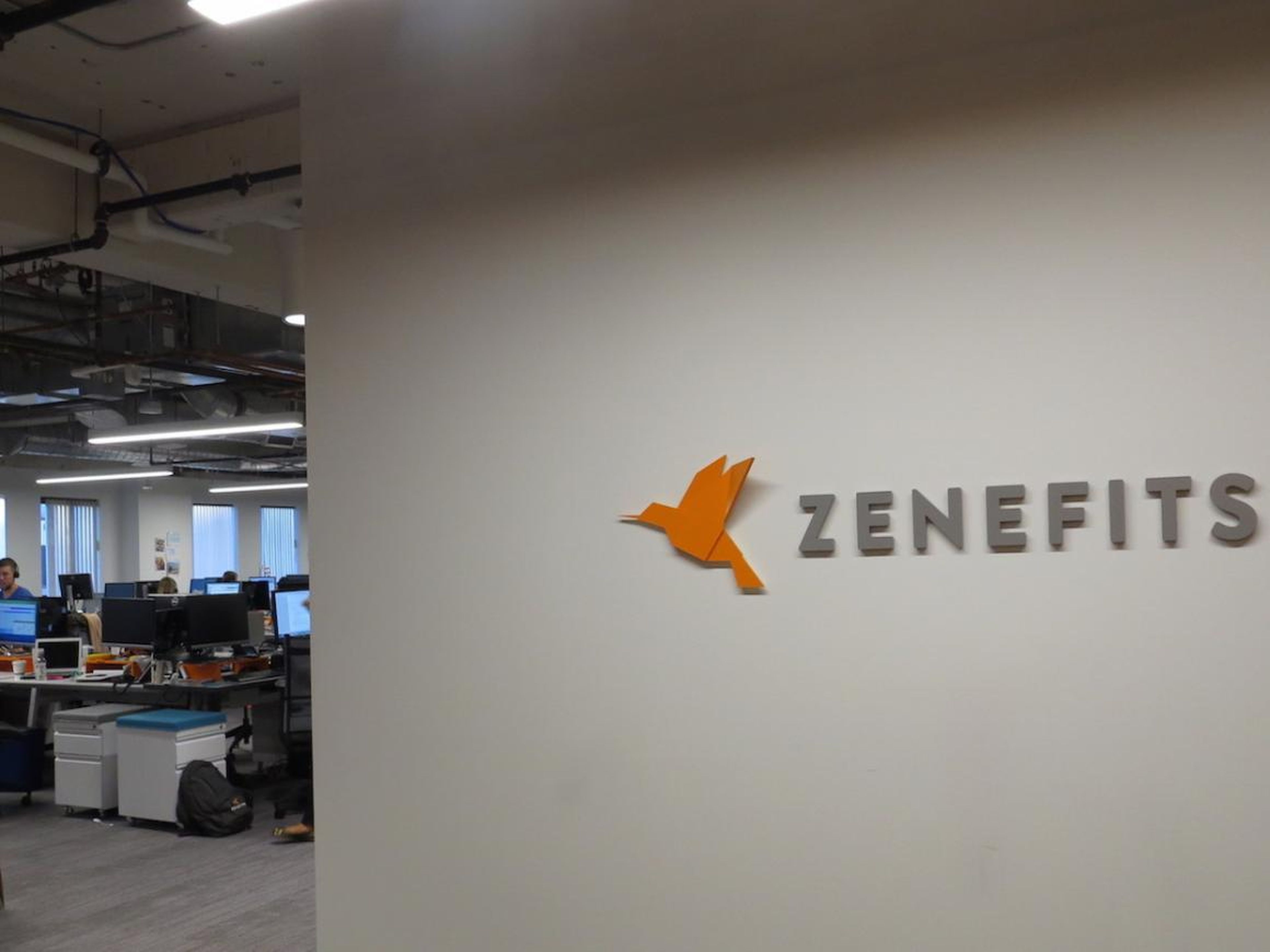 Antigua oficina de Zenefits en San Francisco.