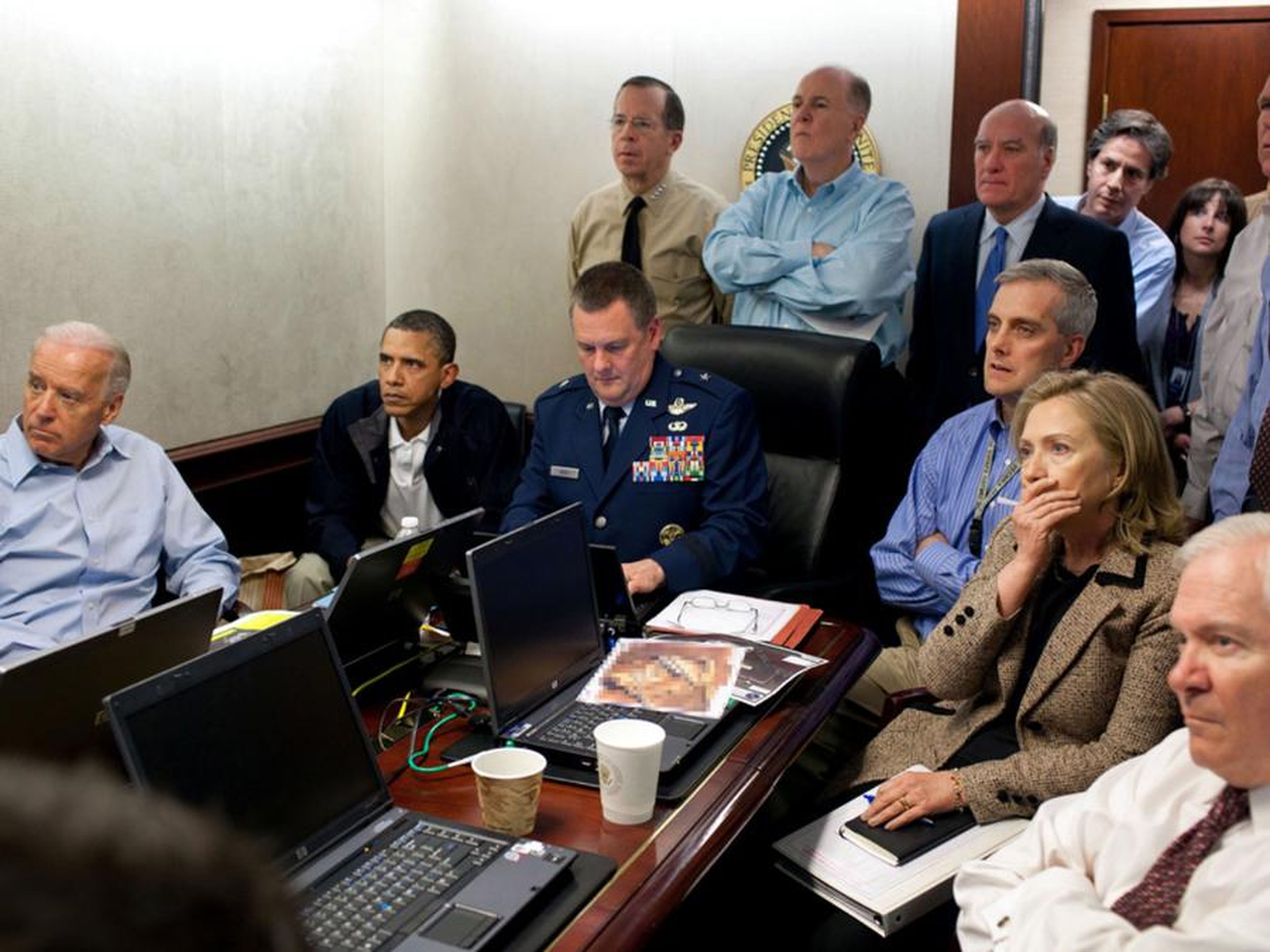 La fotografía "The situation room" fue tomada por el fotógrafo de la Casa Blanca, Pete Souza.