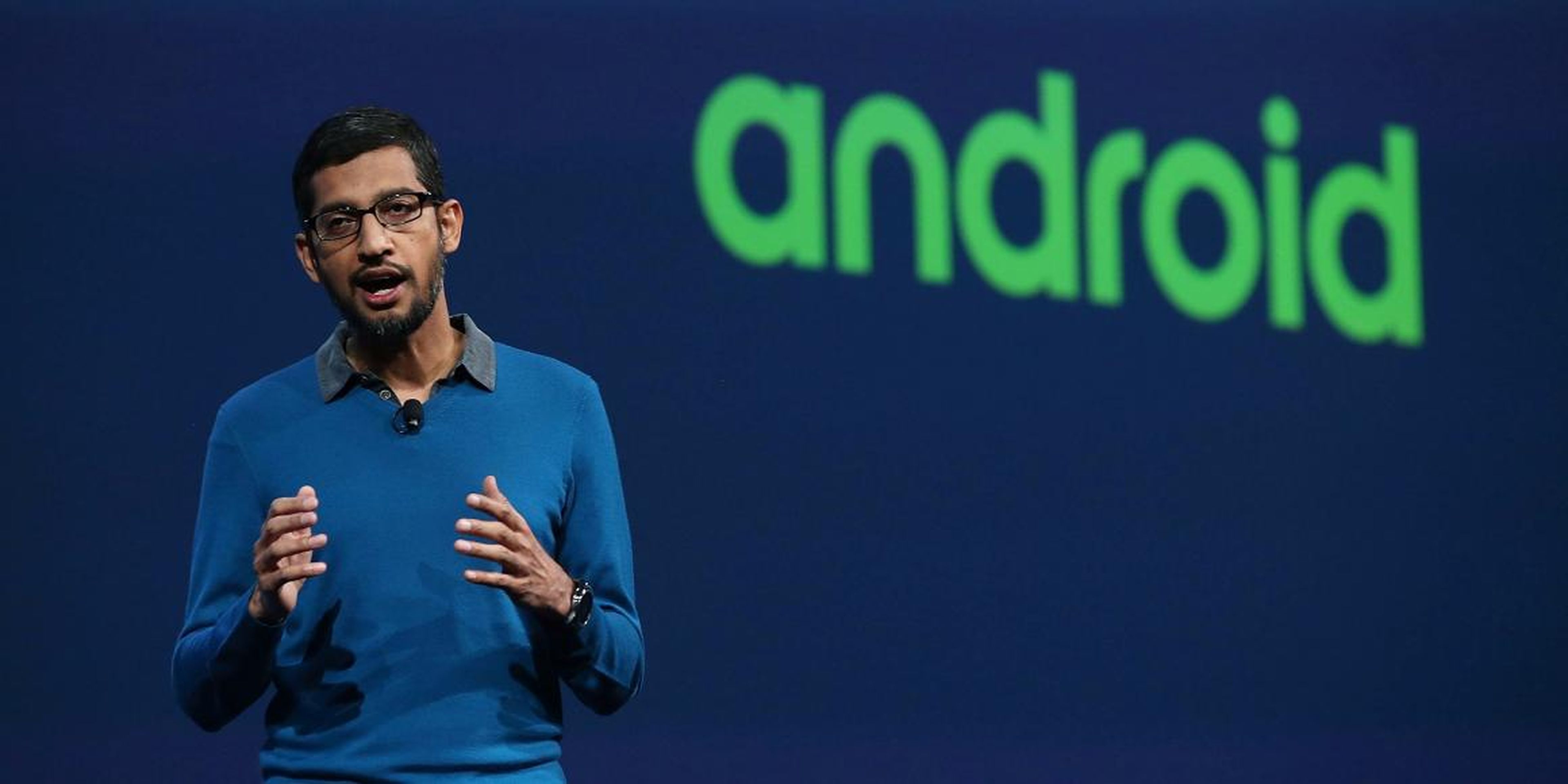 Pichai, al frente de Android desde 2013.
