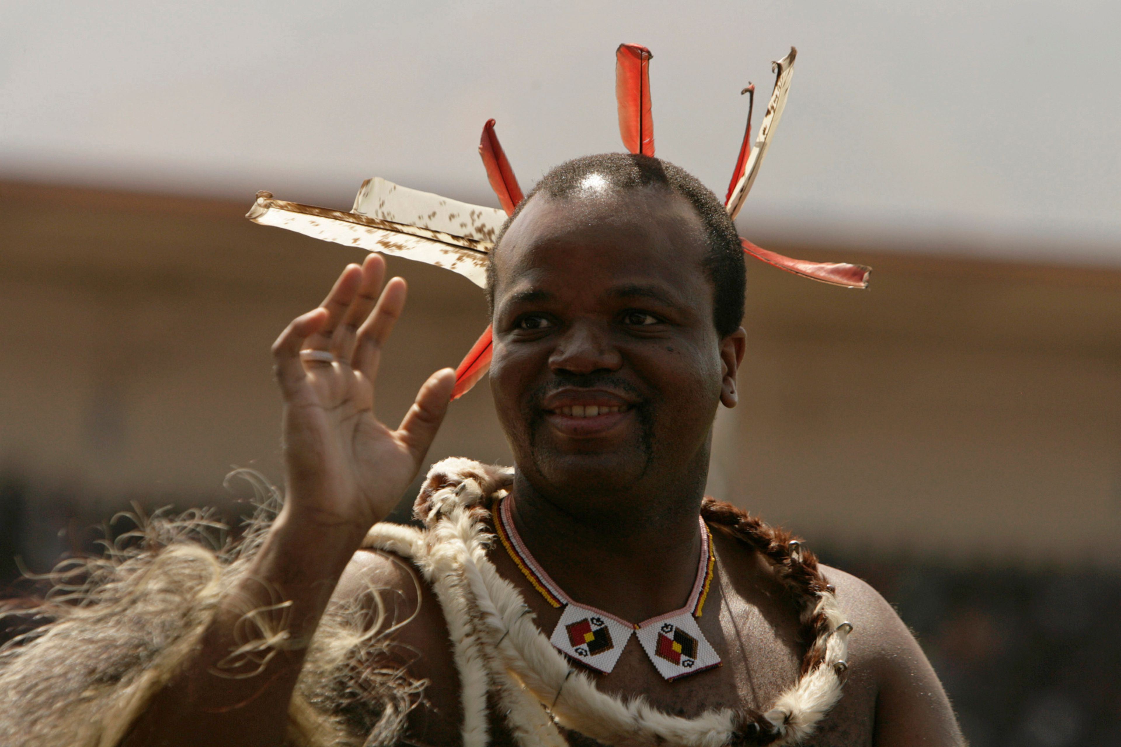 El rey de Eswatini, Mswati III