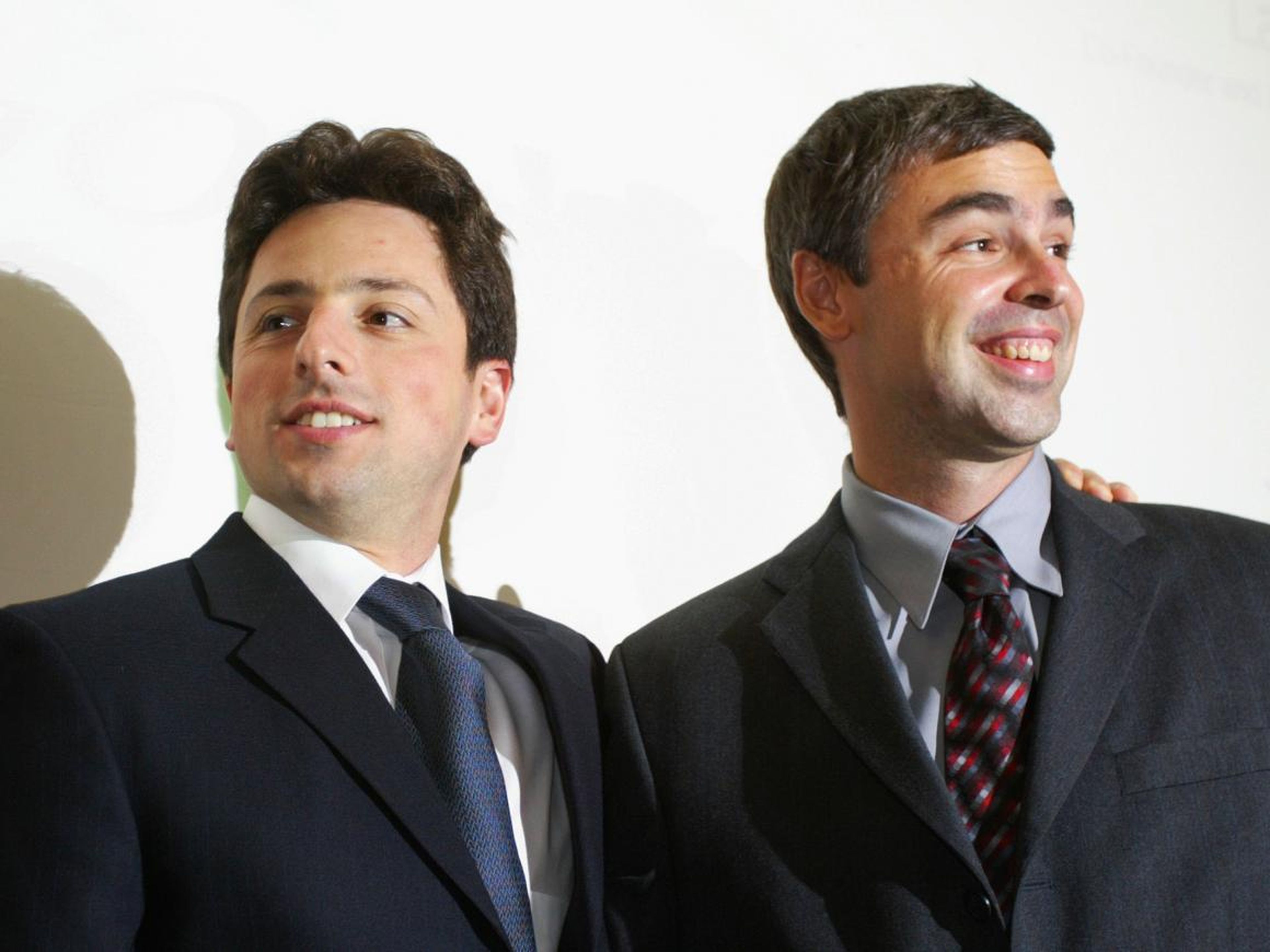 Sergey Brin, izquierda, y Larry Page.