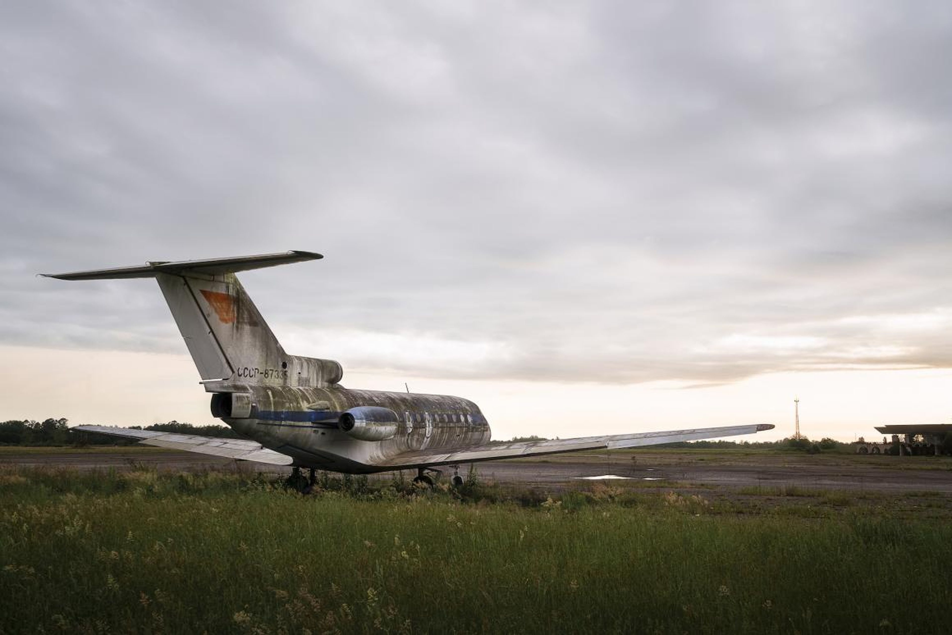 There's a non-functioning plane still sitting in the abandoned runway. The Yak-40 aircraft carried former Georgian president Eduard Shevardnadze to Abkhazia in March 1993 to take charge of Georgian forces in the region.
