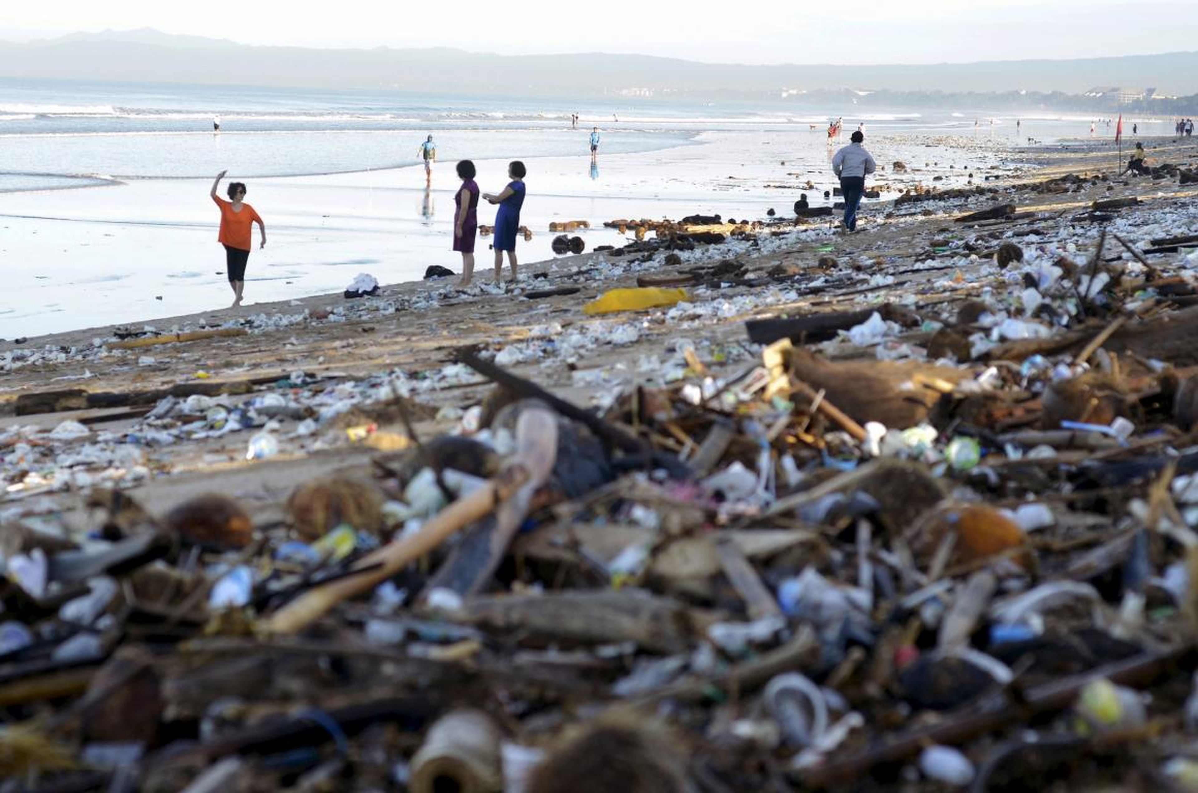 More visitors to Bali means more garbage, too.