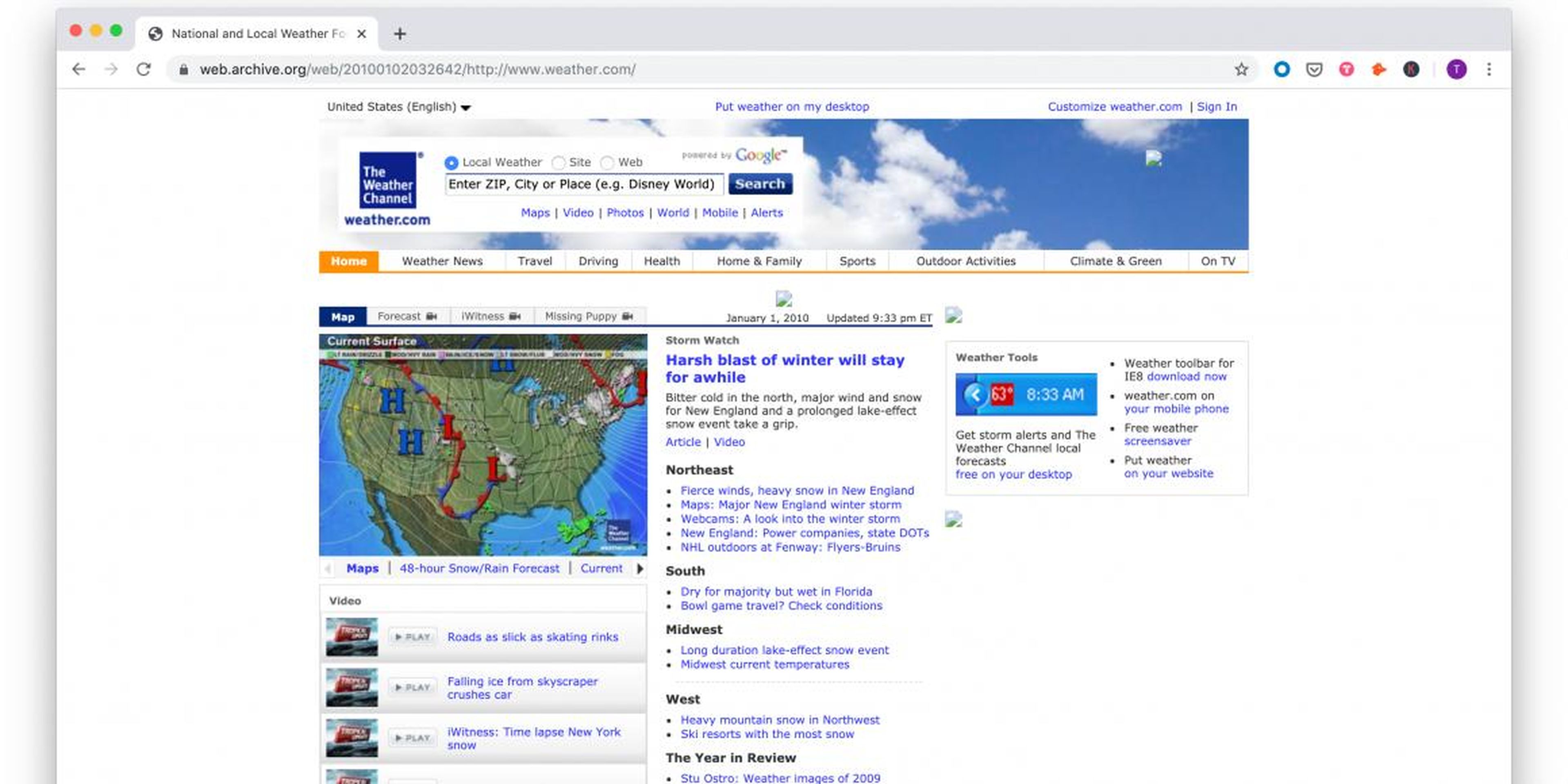 The Weather Channel, 2010