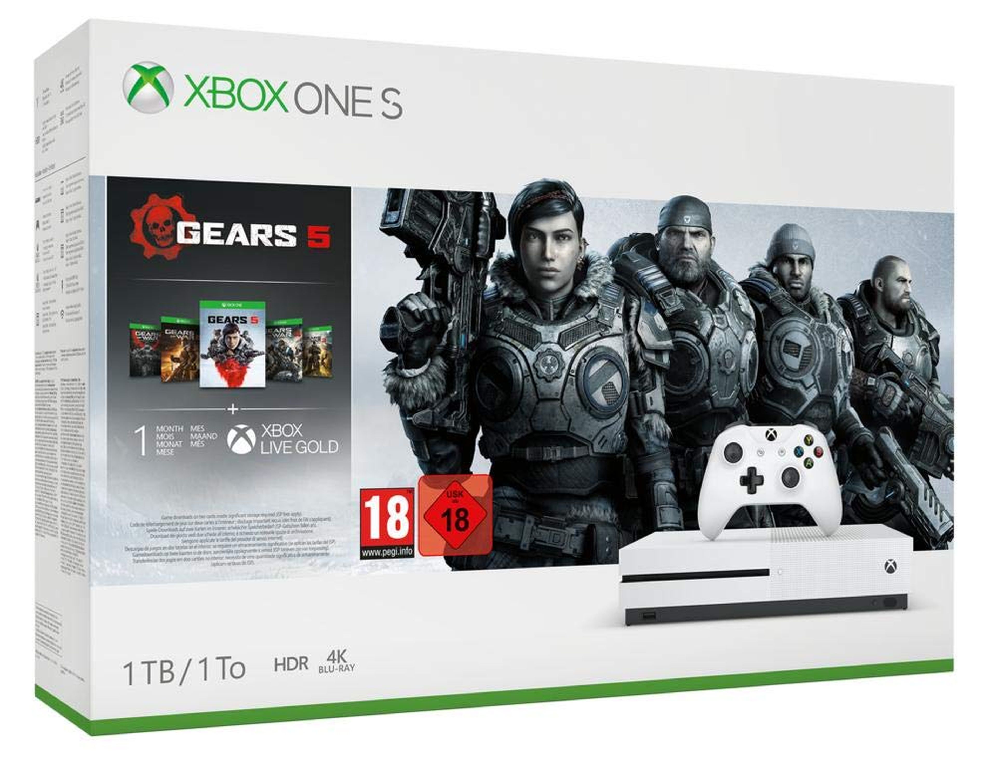 Xbox One S con Gears 5