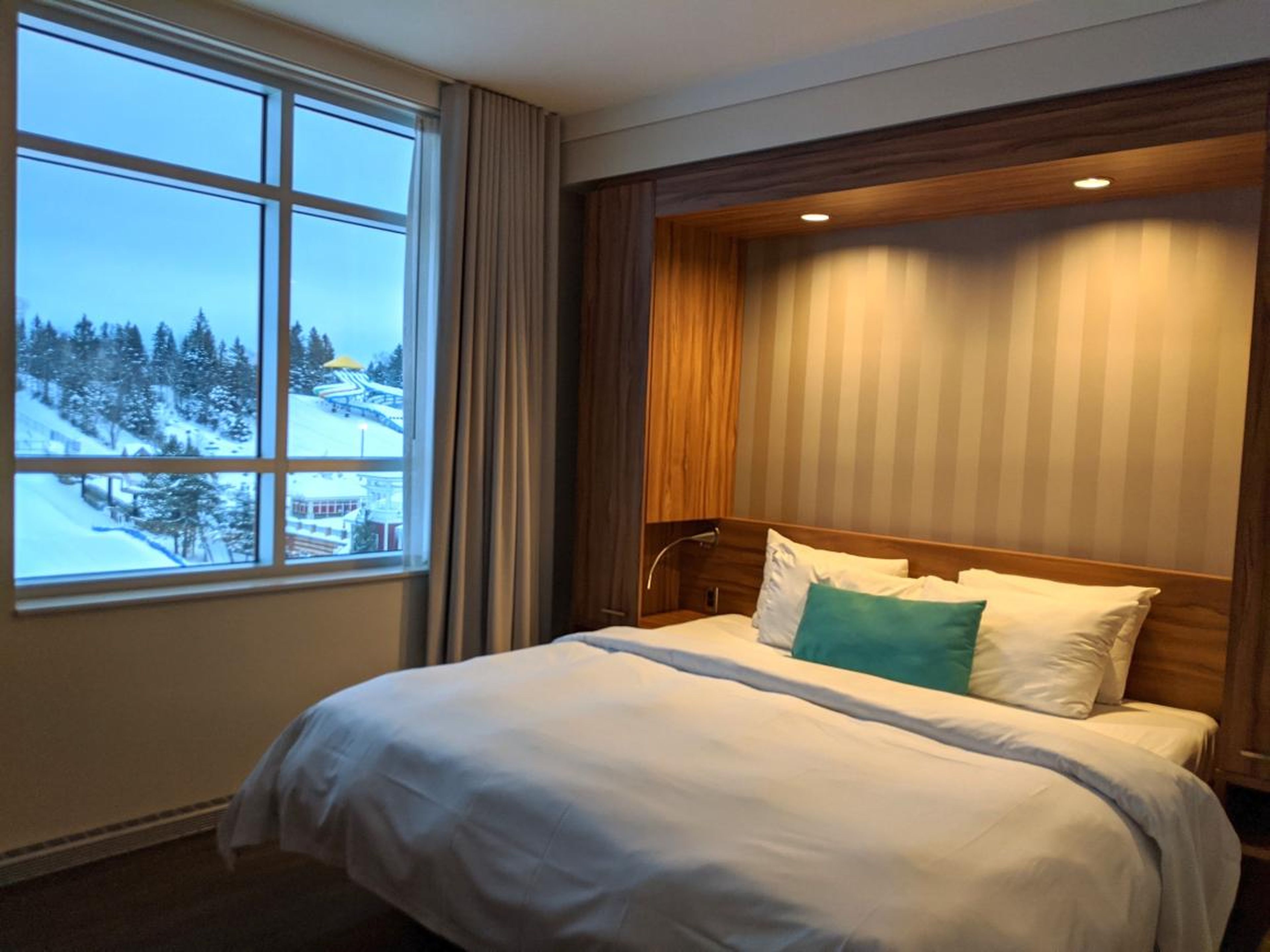 También obtienes una habitación en el hotel de cuatro estrellas Valcartier.