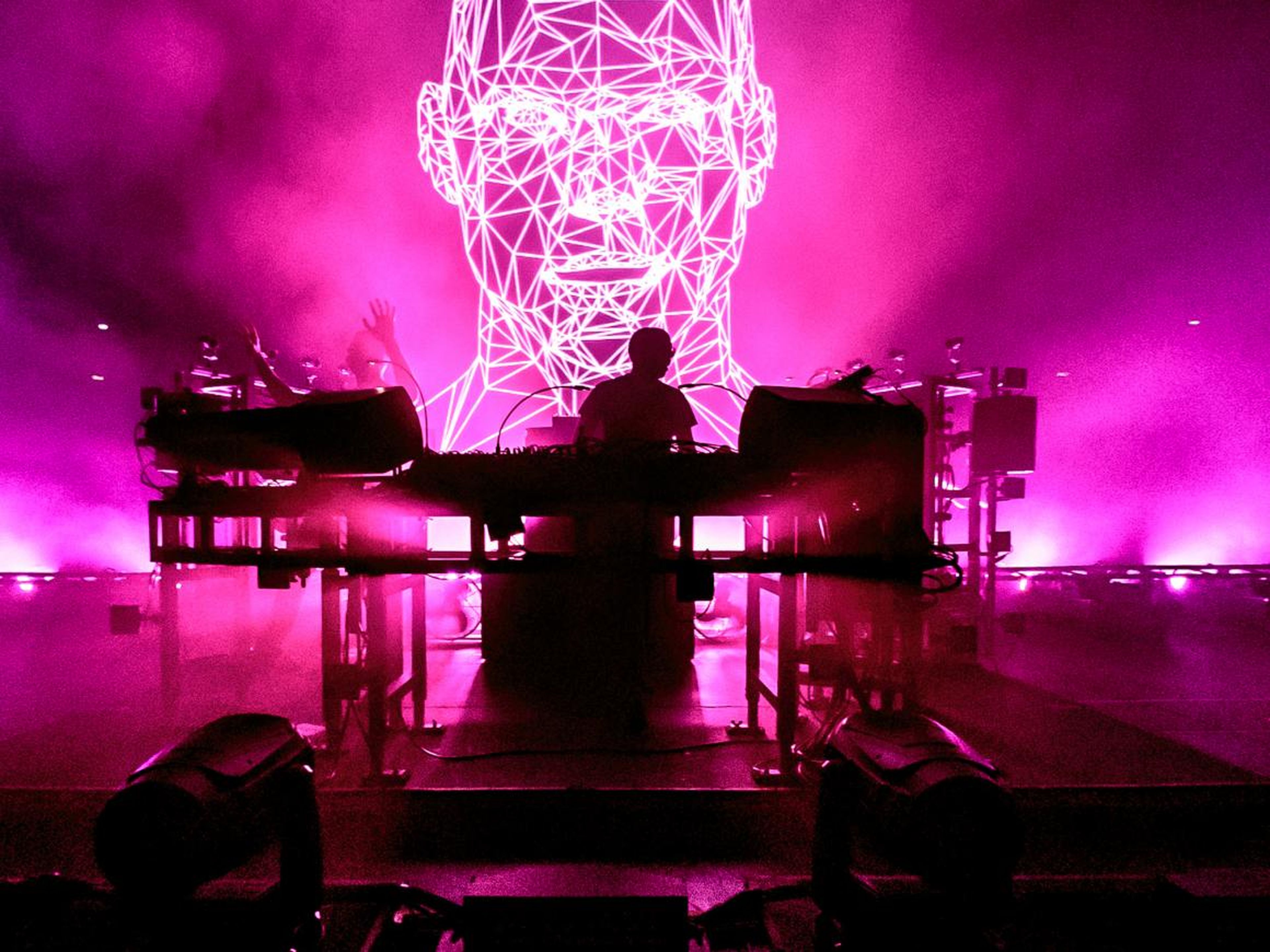 Ed Simons and Tom Rowlands of The Chemical Brothers performing in November.