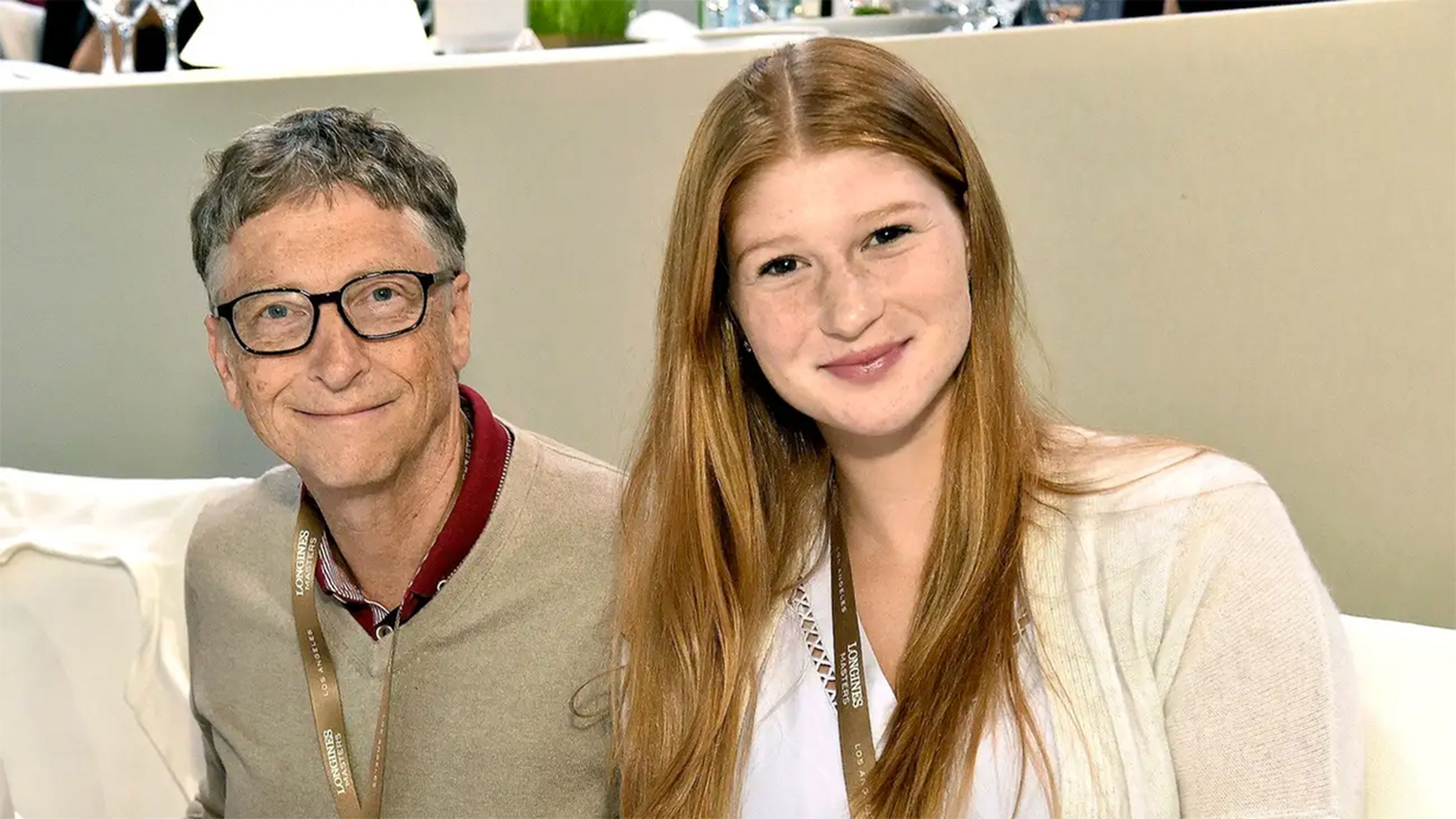 Bill Gates y su hija Jennifer Gates.