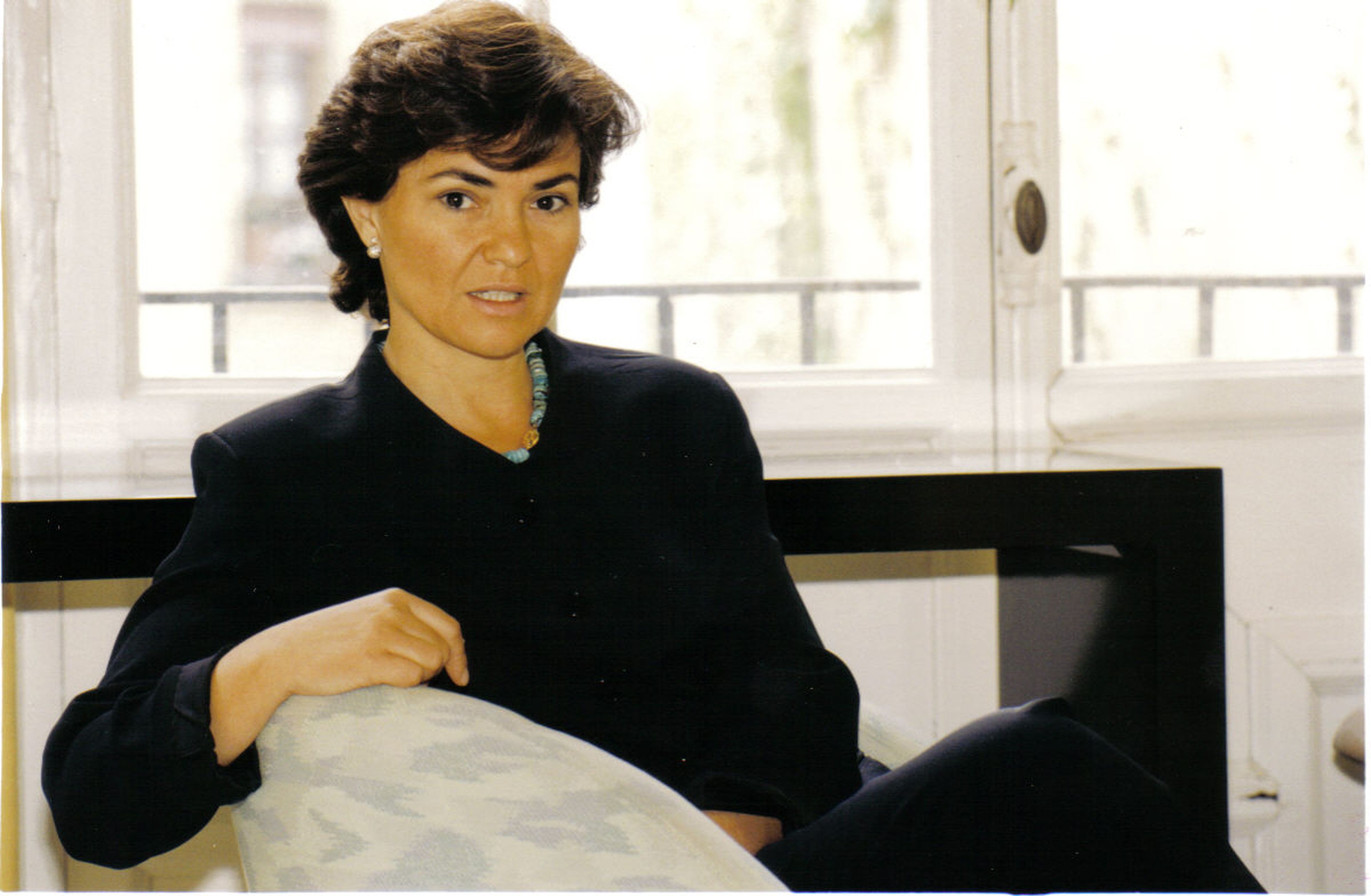 Carmen Calvo en los años 90.