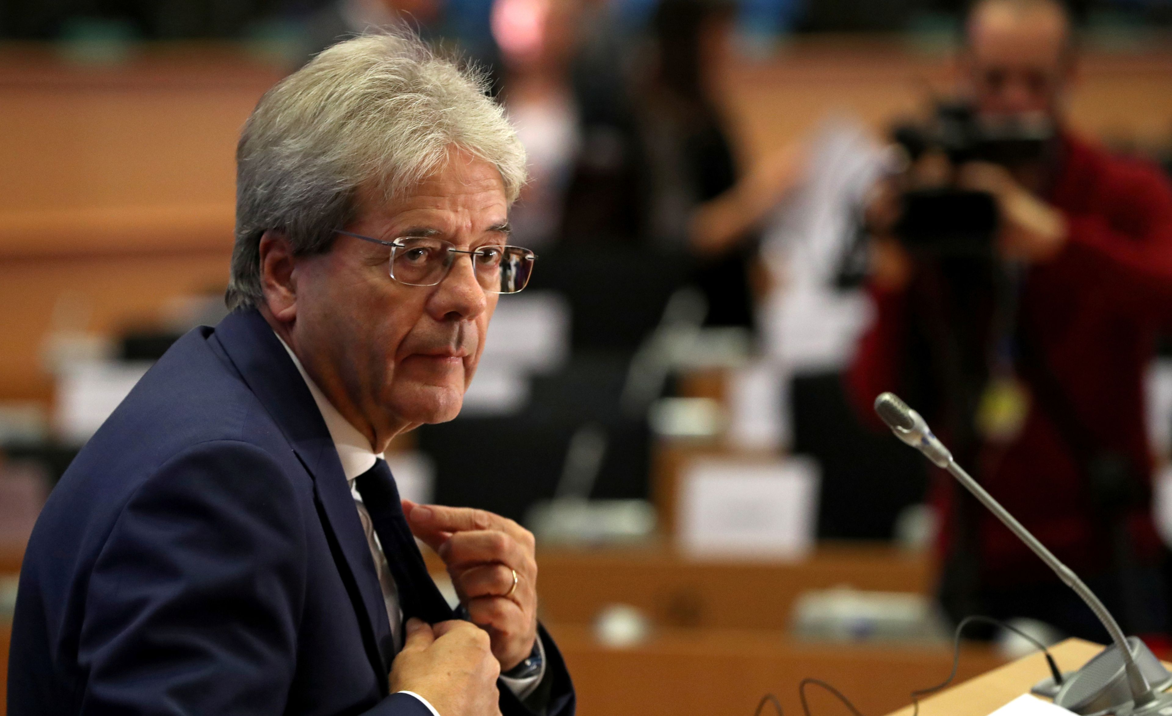El comisario económico europeo, Paolo Gentiloni
