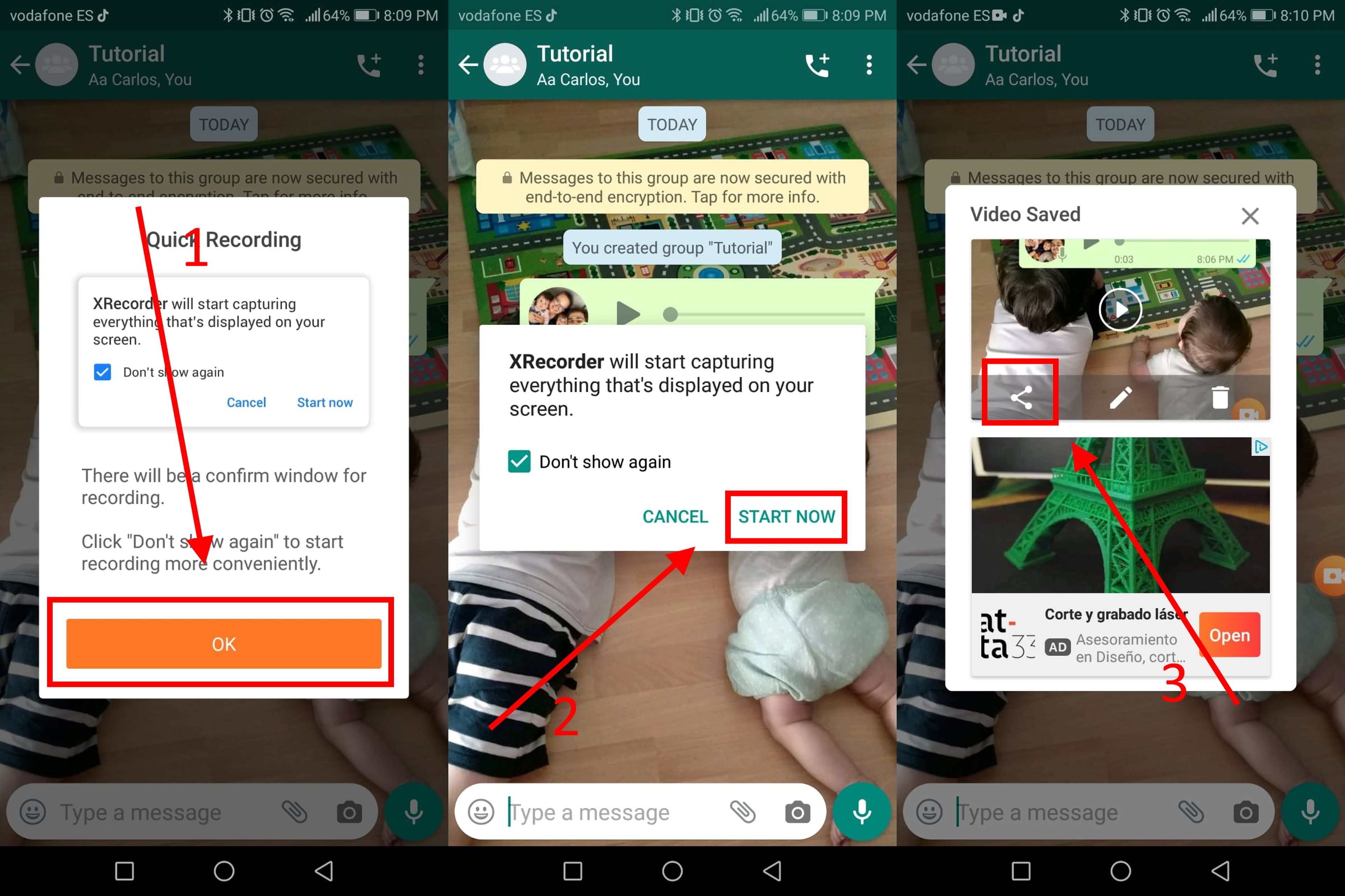 Cómo compartir audios de WhatsApp en Instagram con Android