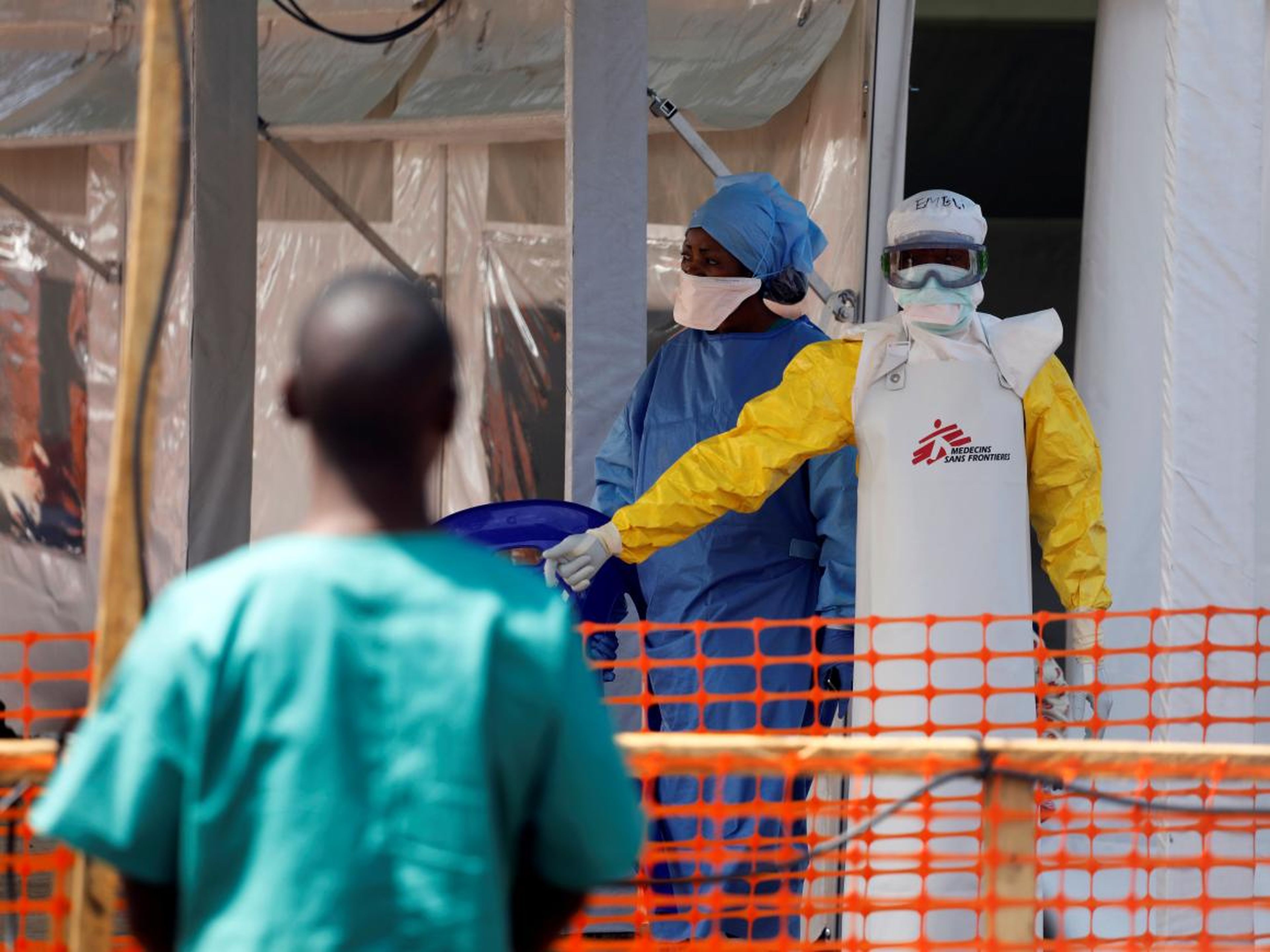 Centro de tratamiento de ébola de MSF en Goma (República Democrática del Congo).