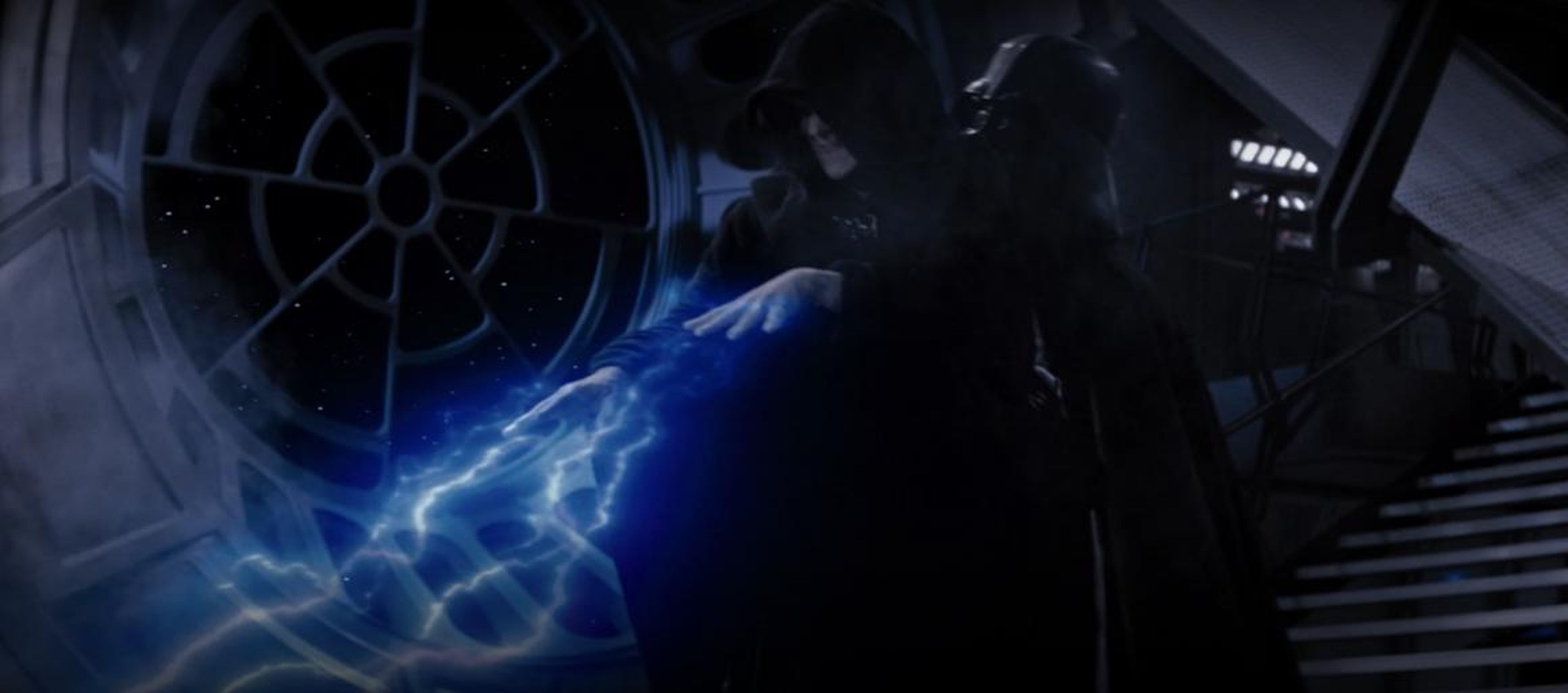Palpatine recuerda la traición de Darth Vader en "El Regreso del Jedi".