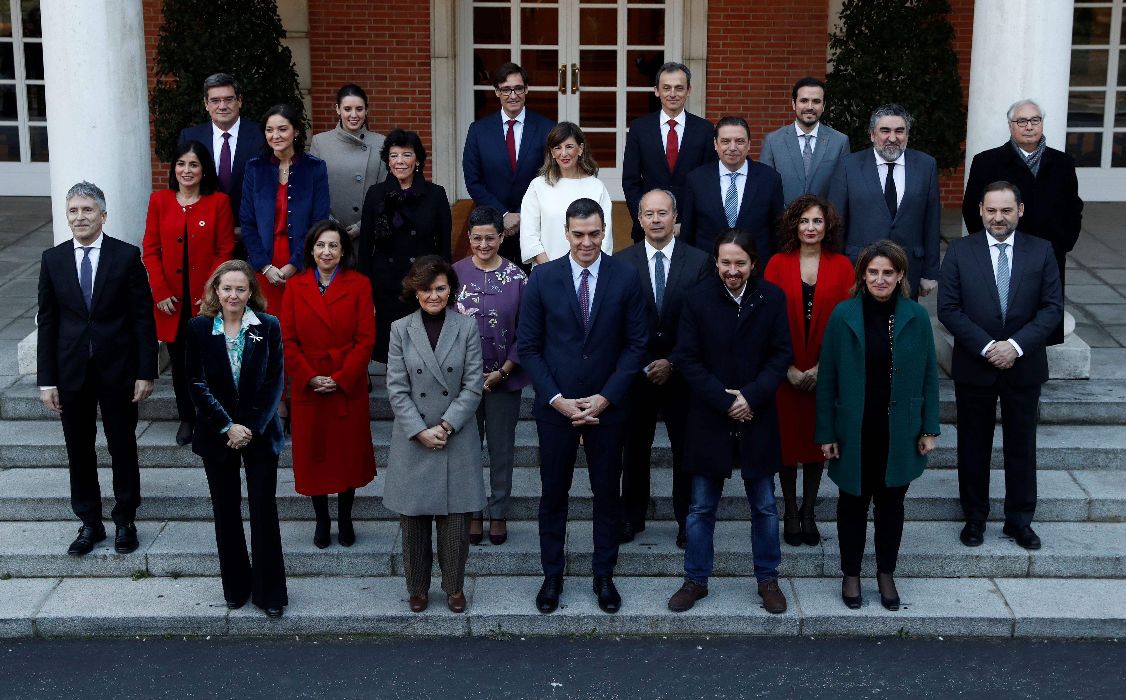 La foto de familia del nuevo Gobierno de Pedro Sánchez.