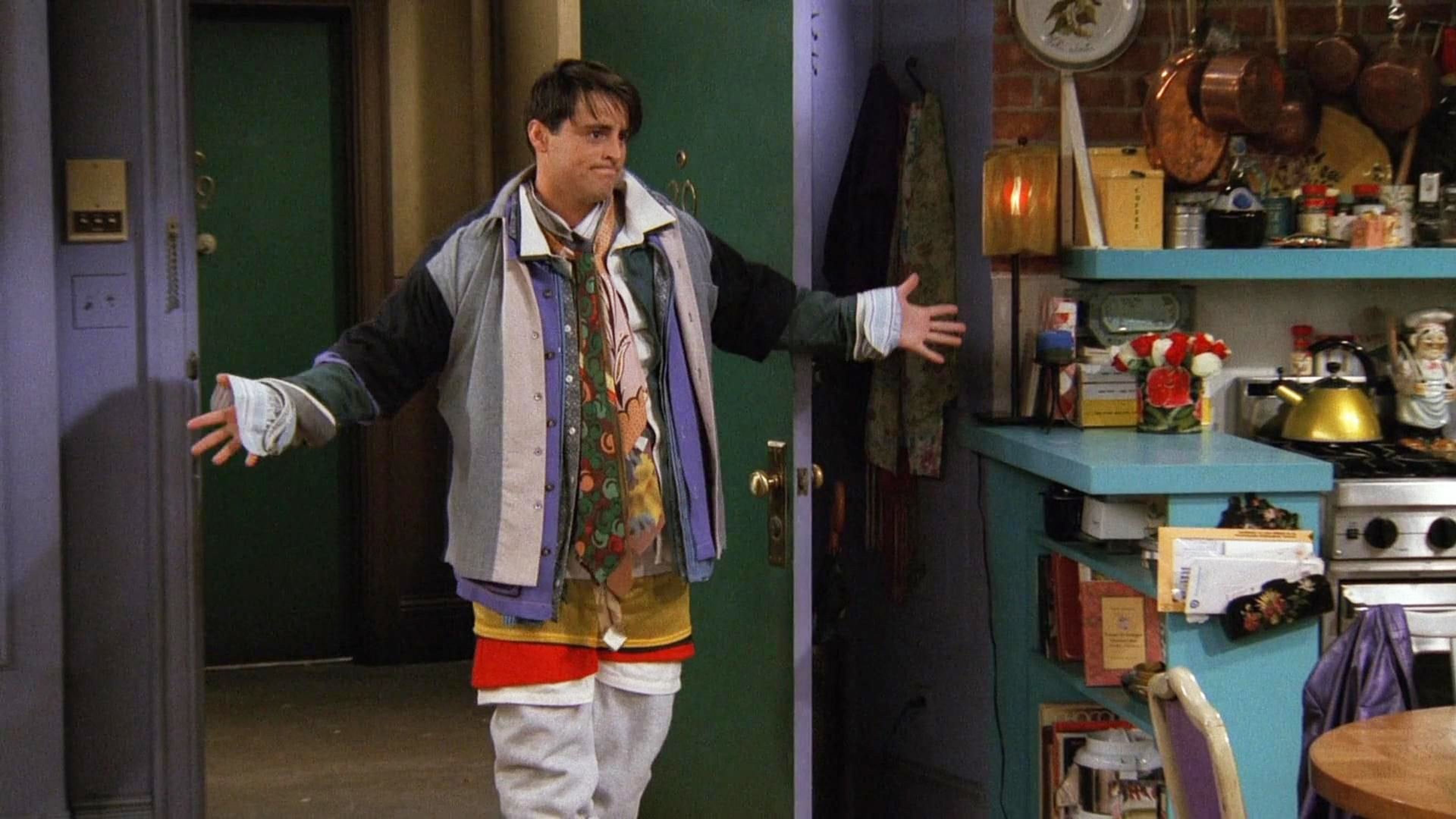 Friends - Joey vistiendo toda la ropa de Chandler