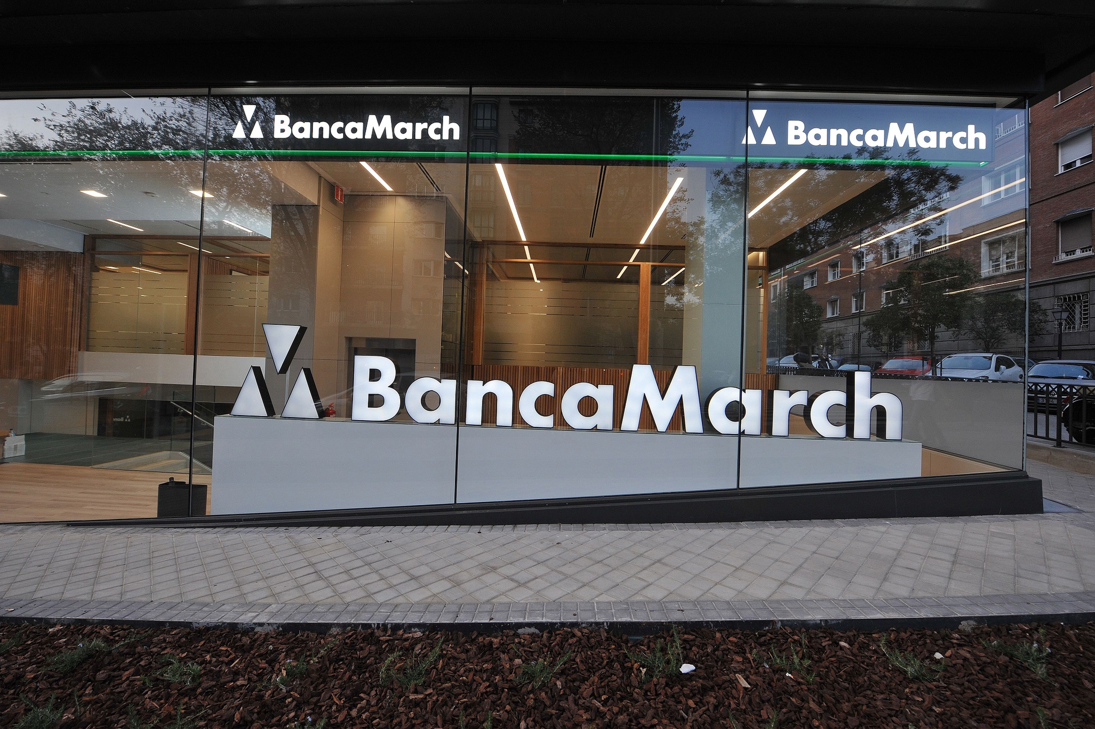 Imagen de la oficina de Banca March en Juan Bravo.