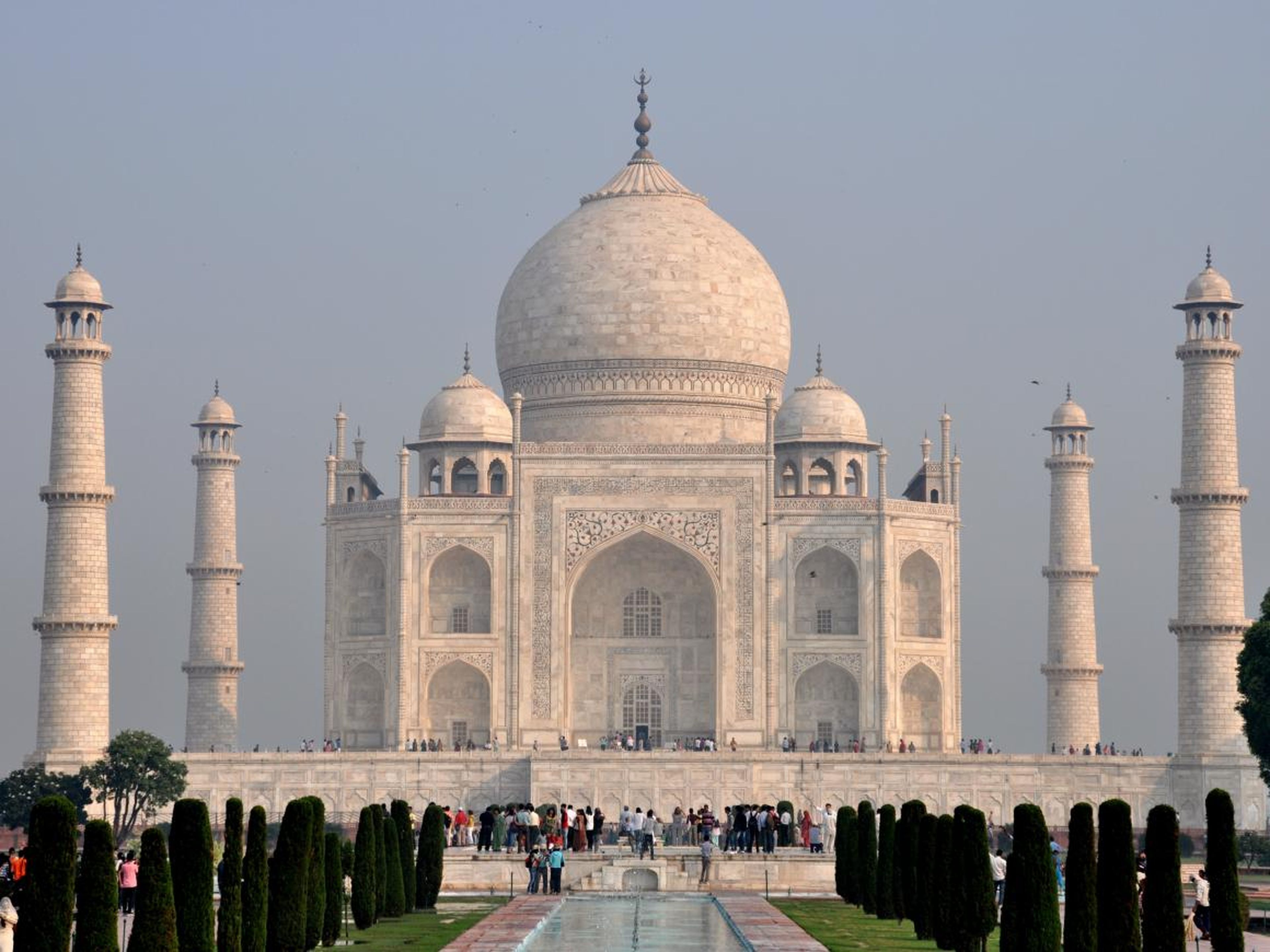 El Taj Mahal en Agra, India.
