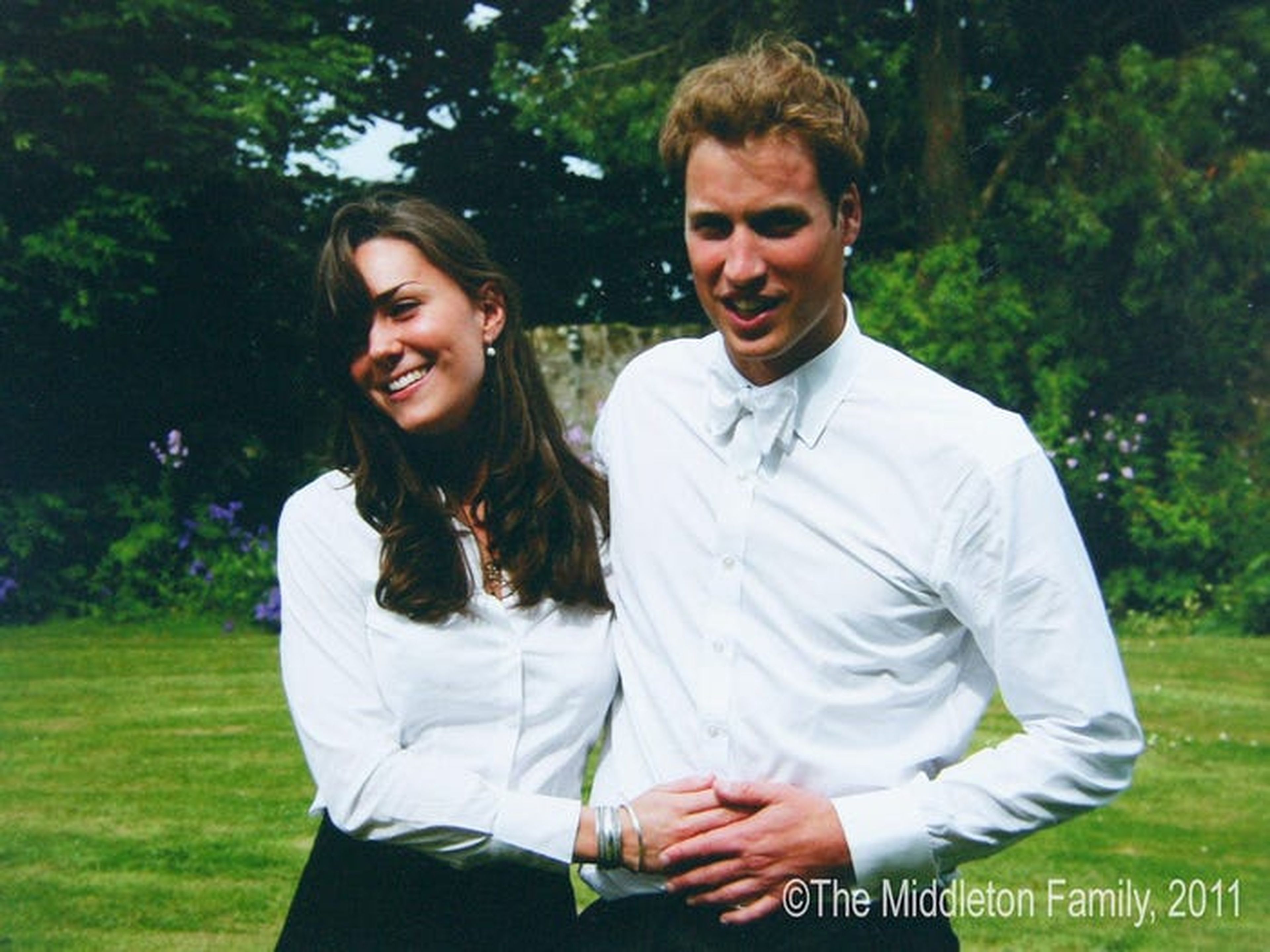 Kate Middleton y el príncipe William.
